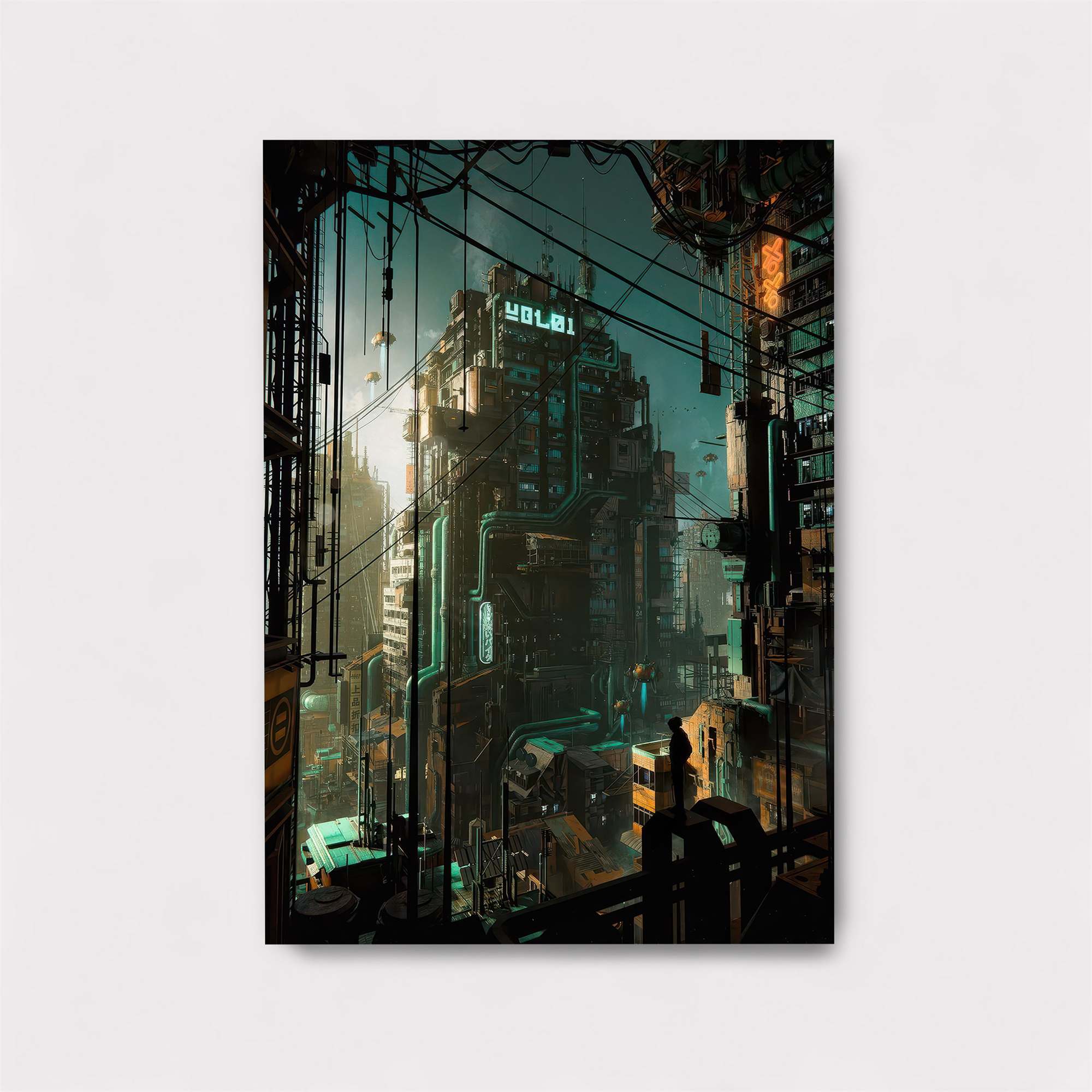 Neon Dystopia Safe Wall Magnetic / M