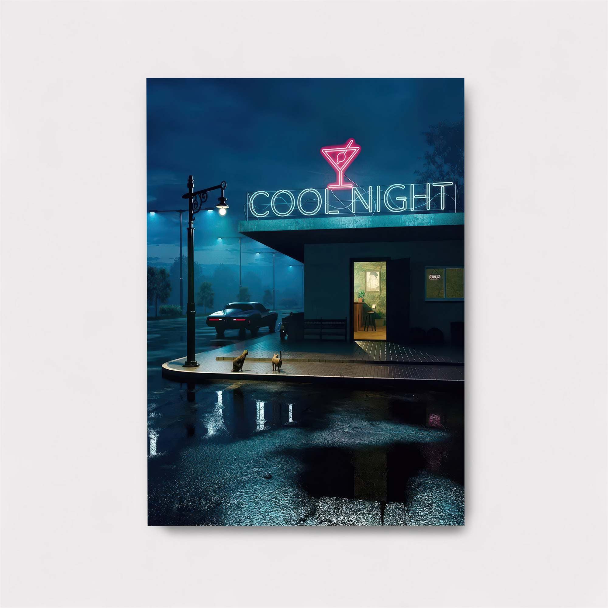 Neon Tranquility Safe Wall Magnetic / M