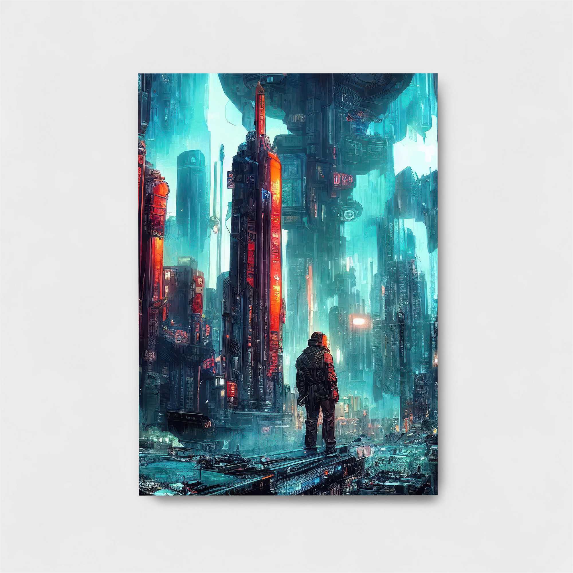 Futuristic Solitude Safe Wall Magnetic / M