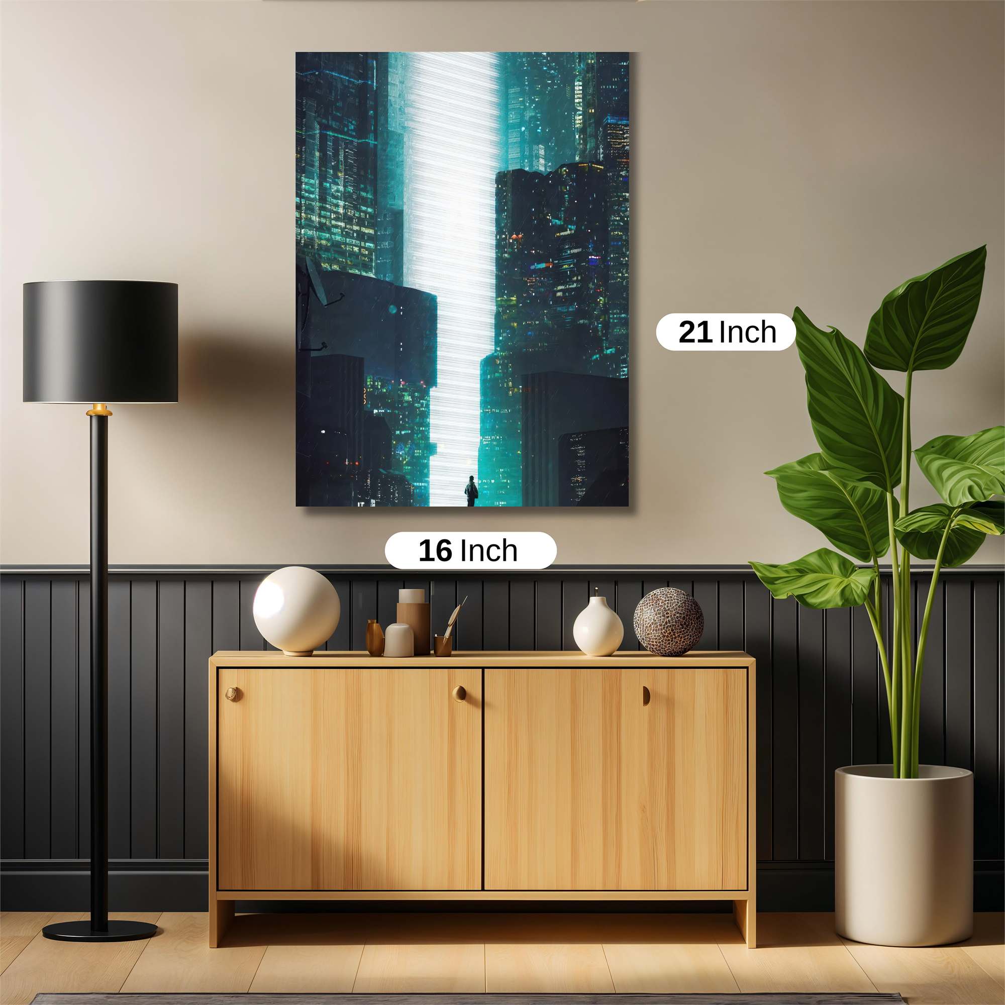 Neon Ascension Safe Wall Magnetic / M