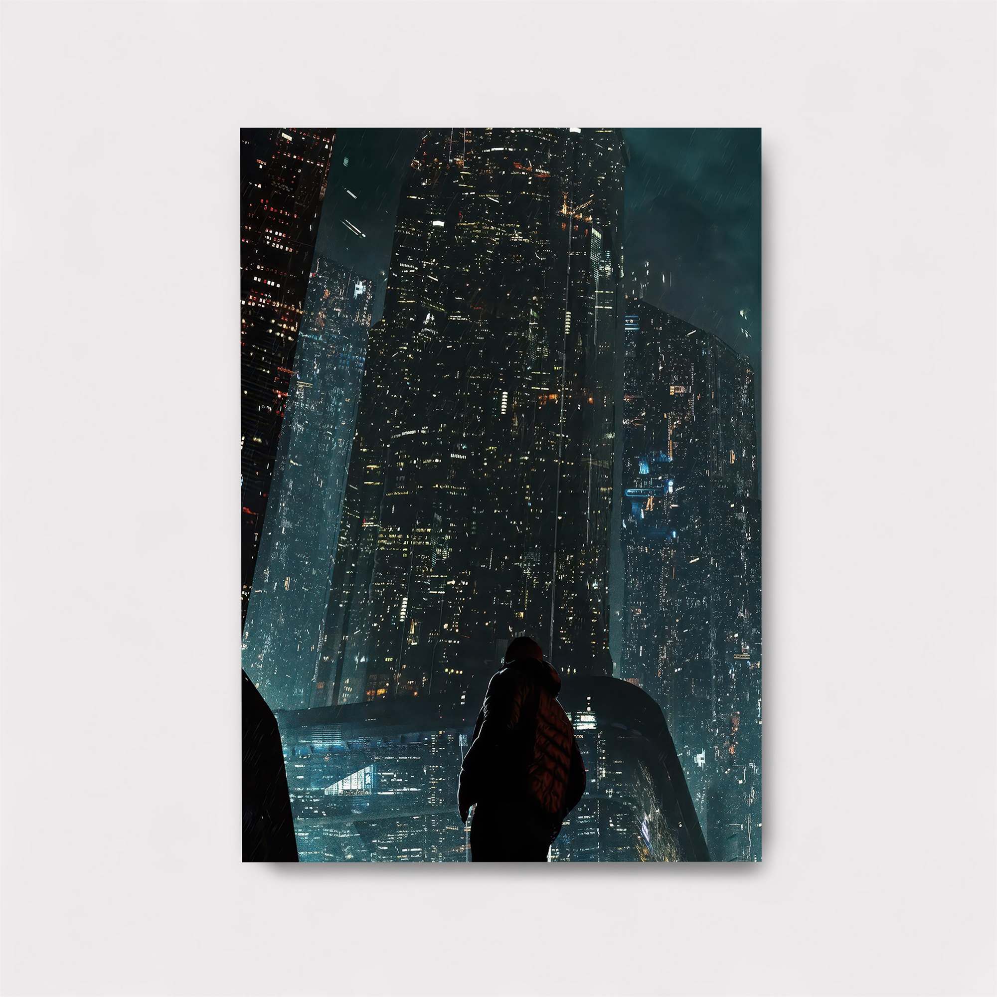 Futuristic Silhouette Safe Wall Magnetic / M