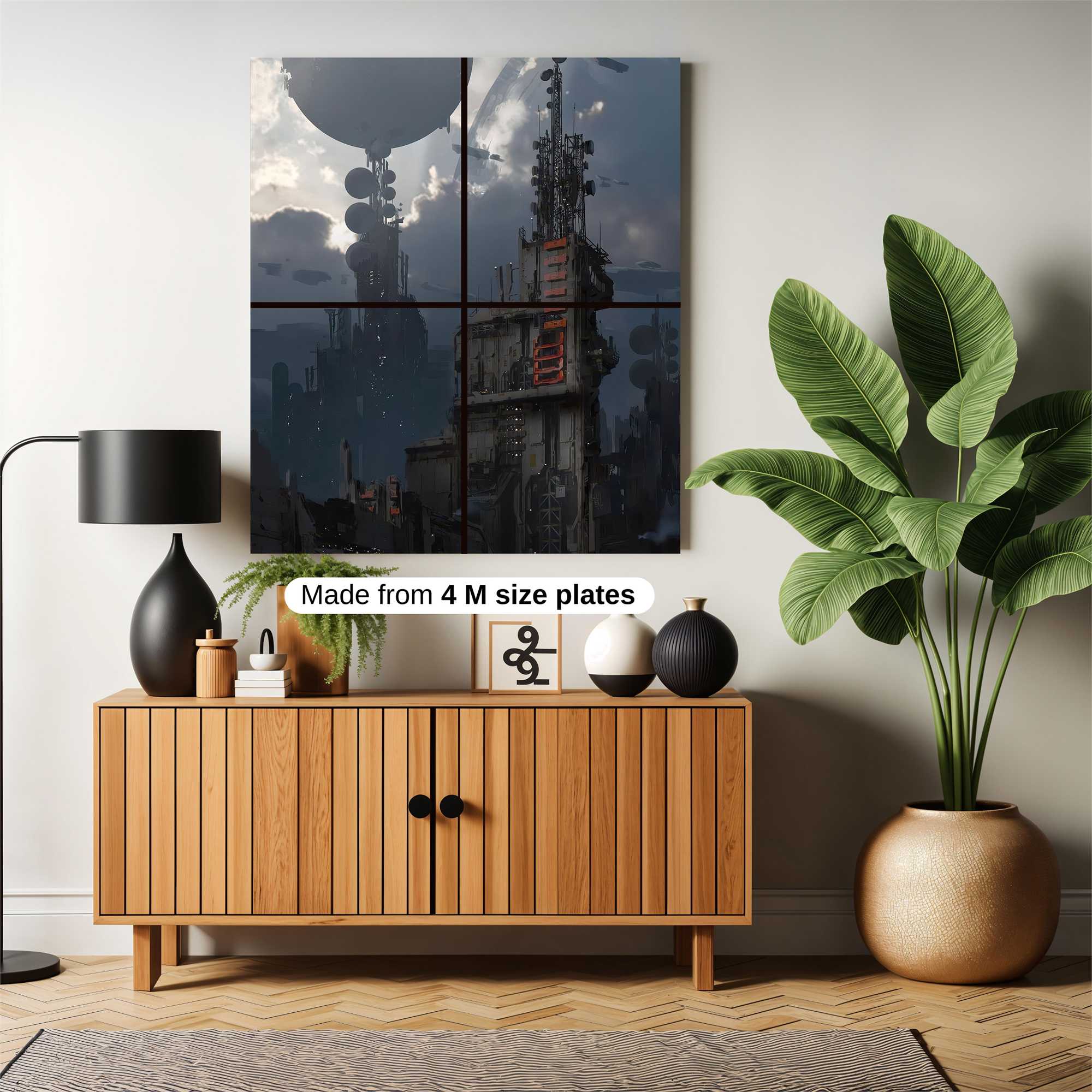 Futuristic Reverie Safe Wall Magnetic / M