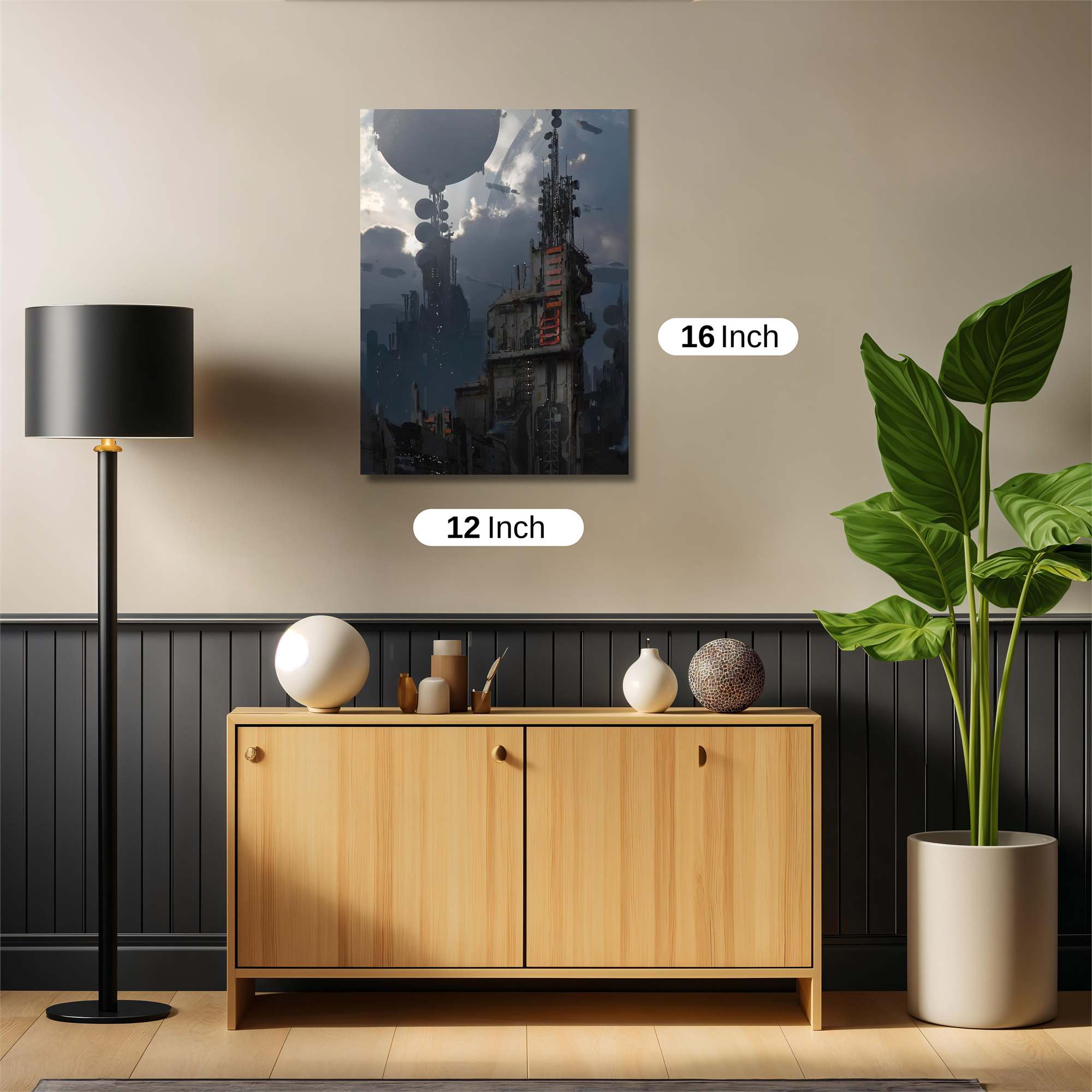 Futuristic Reverie Safe Wall Magnetic / M