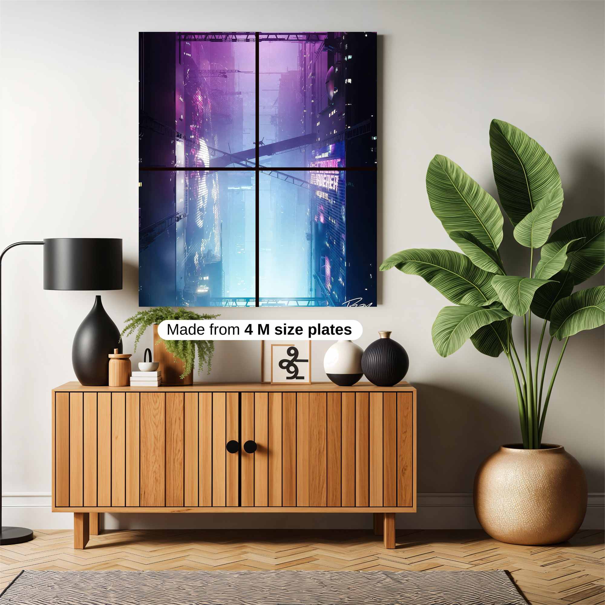 Neon Serenade Safe Wall Magnetic / M