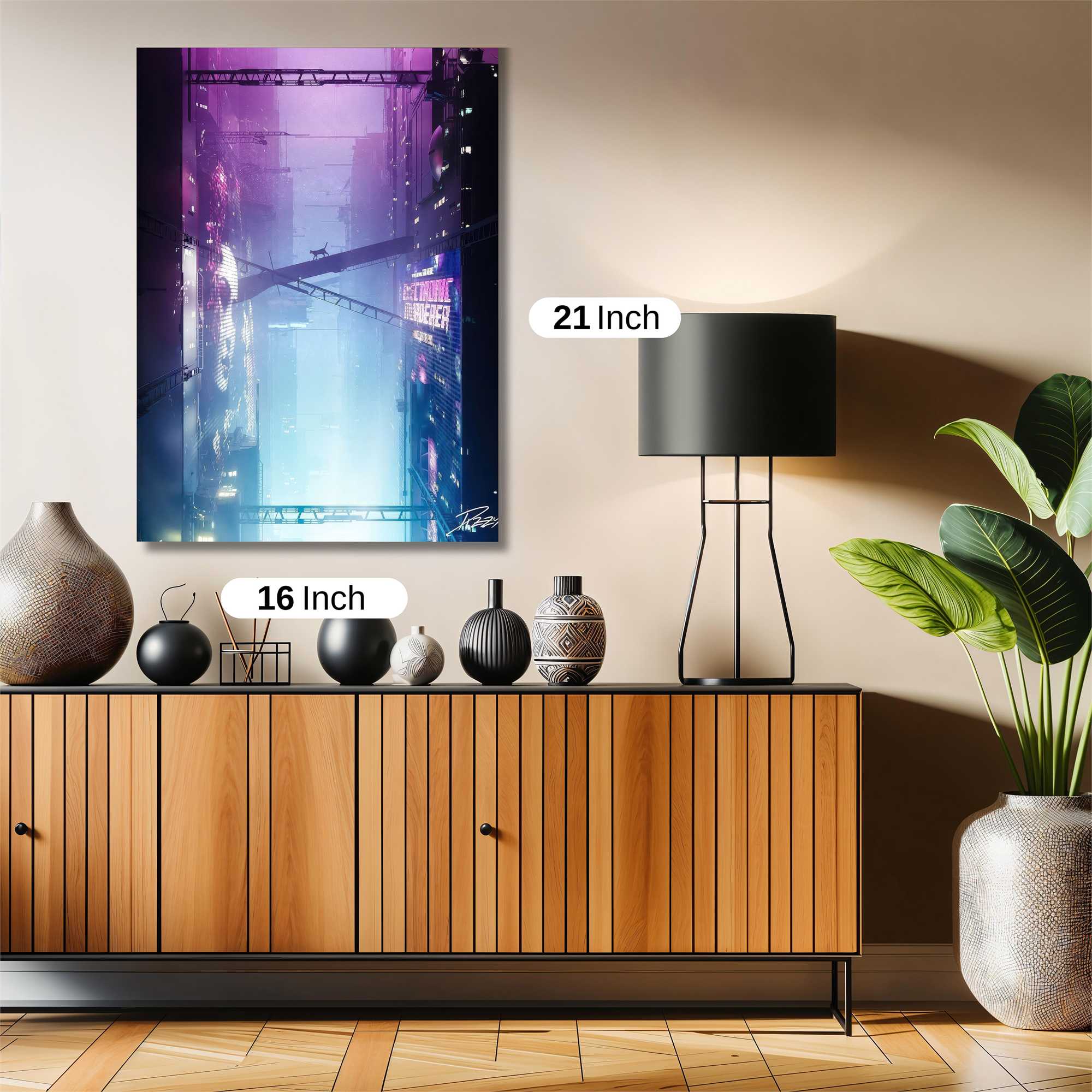 Neon Serenade Safe Wall Magnetic / M