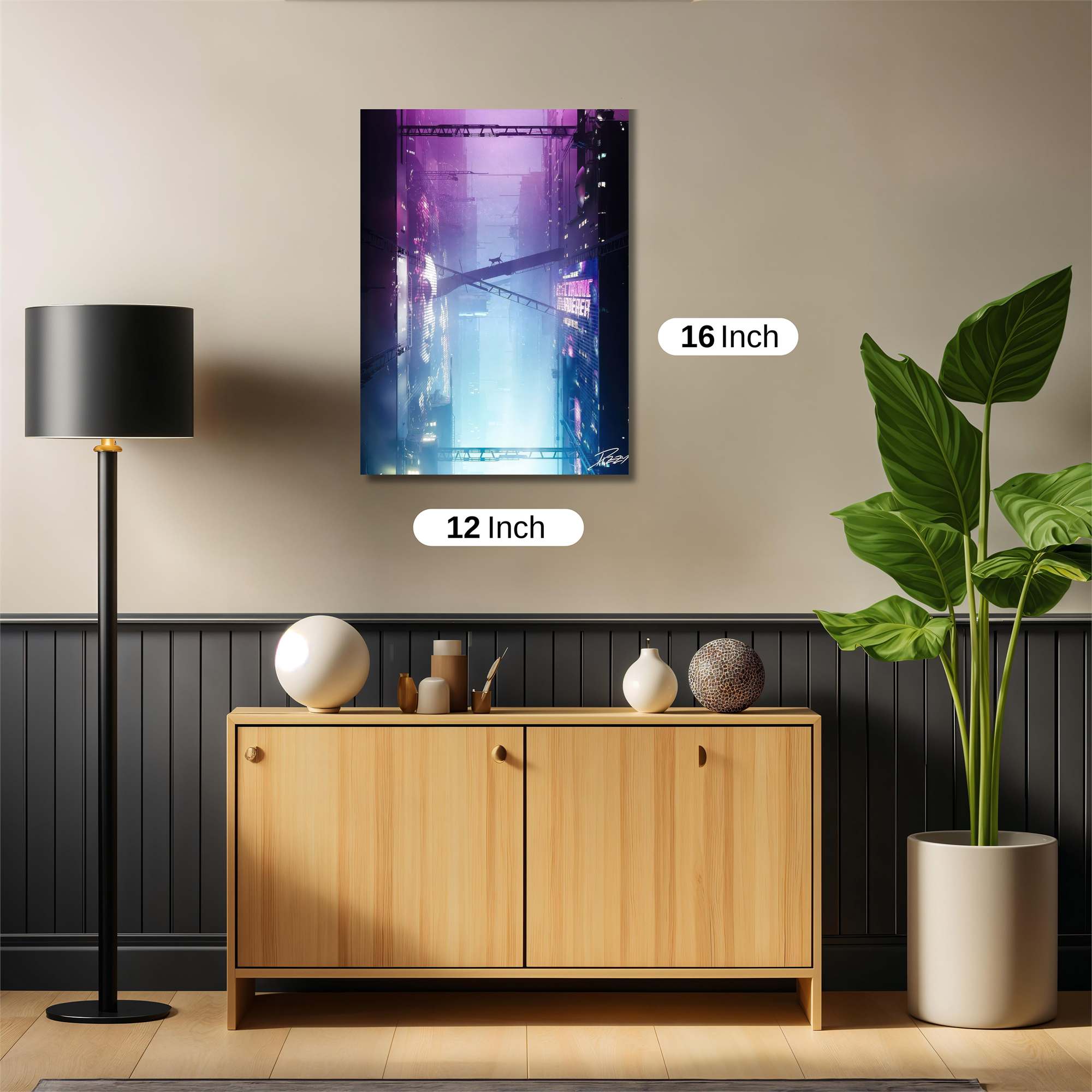 Neon Serenade Safe Wall Magnetic / M