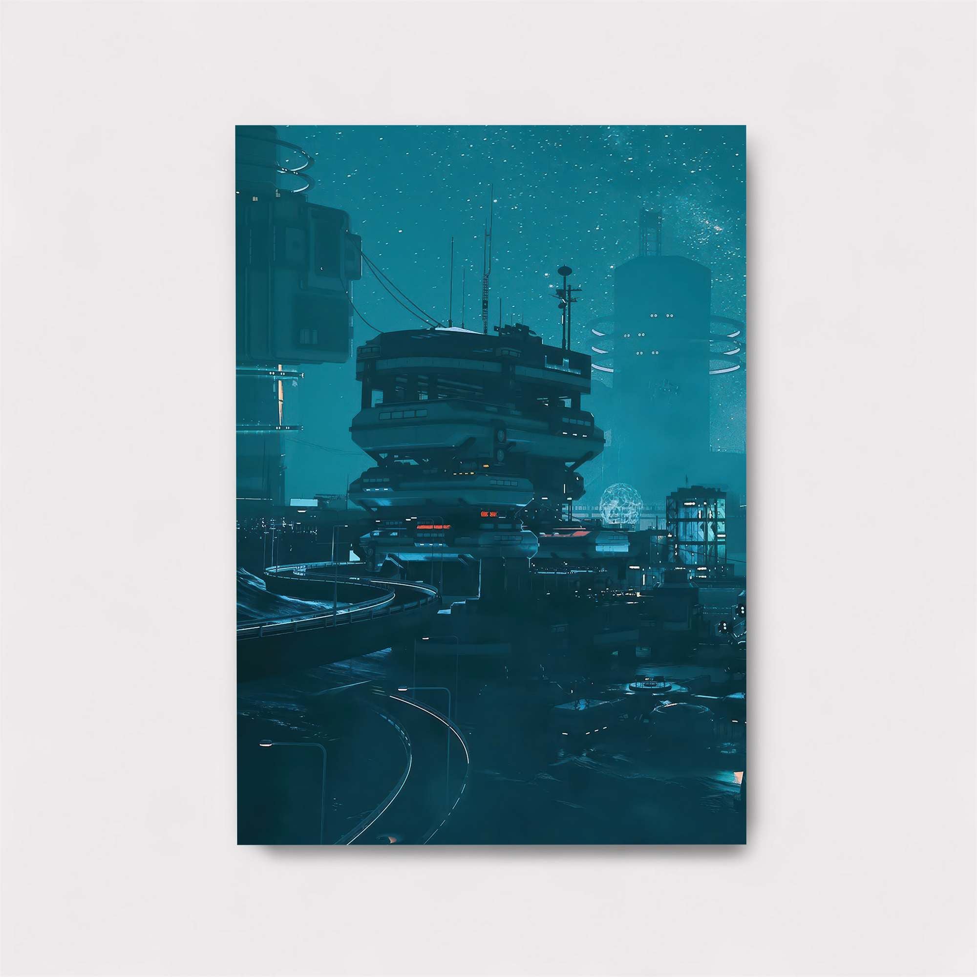 Futuristic Tranquility Safe Wall Magnetic / M