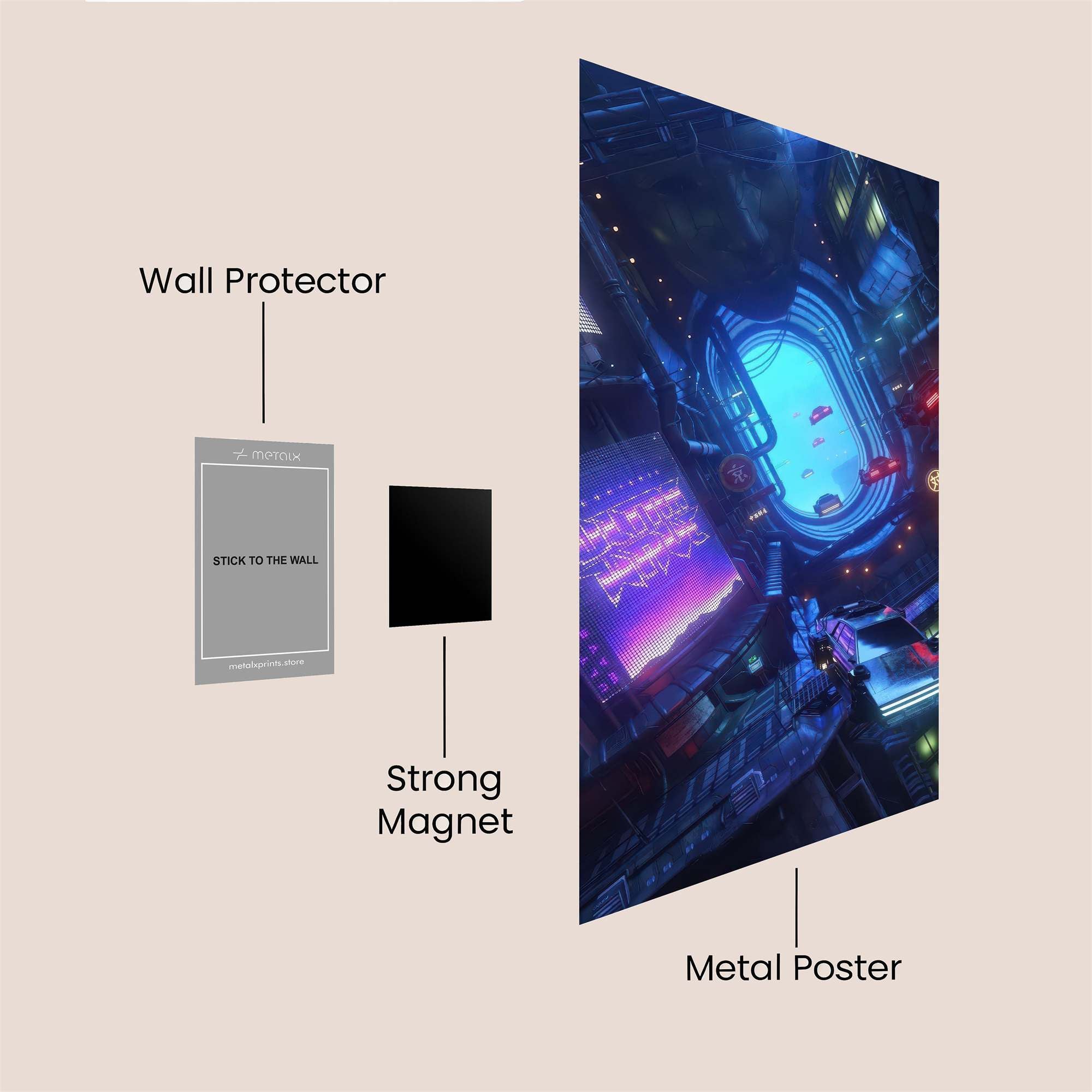 Cyber Oasis Safe Wall Magnetic / M