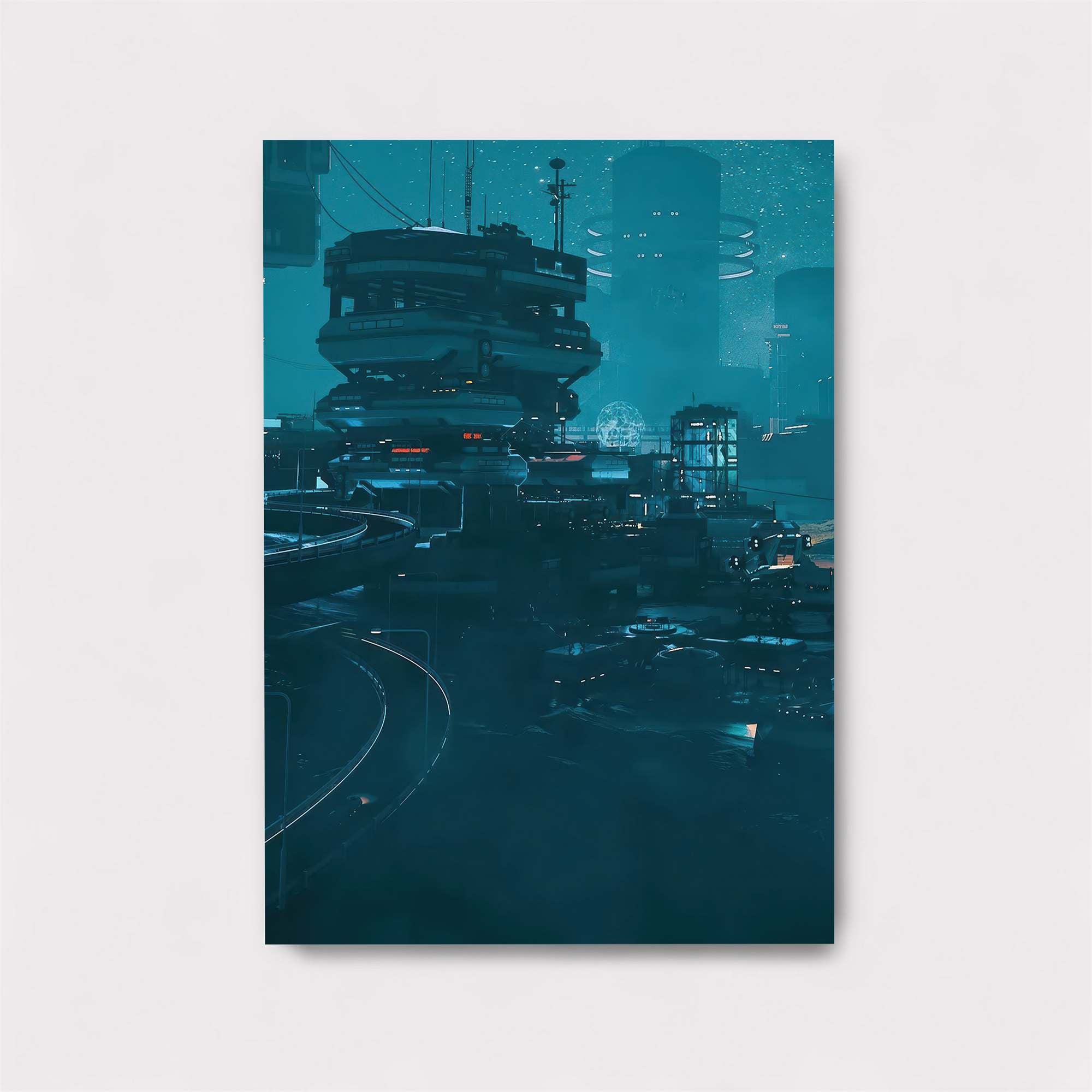 Neon Dystopia Safe Wall Magnetic / M