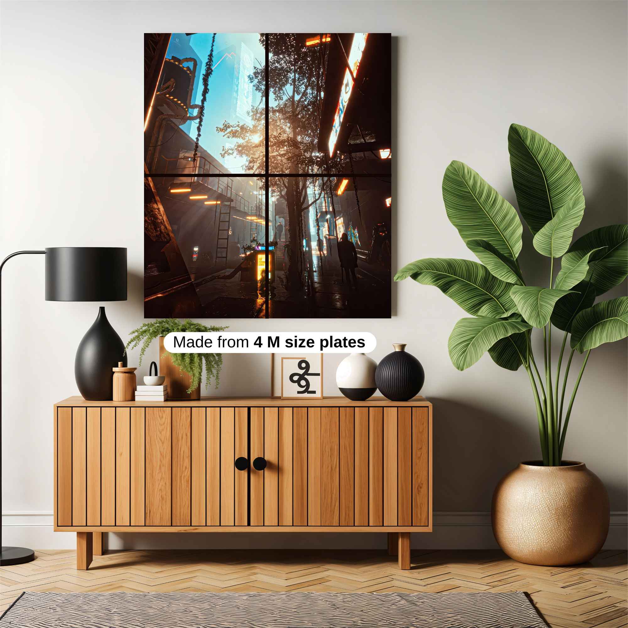 Neon Serenity Safe Wall Magnetic / M