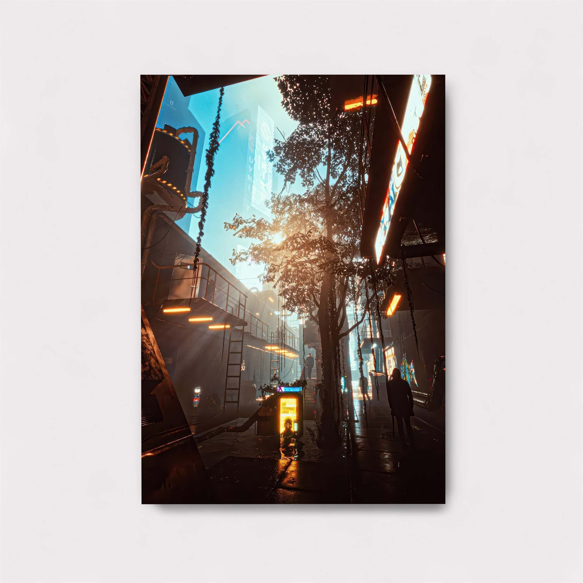 Neon Serenity Safe Wall Magnetic / M