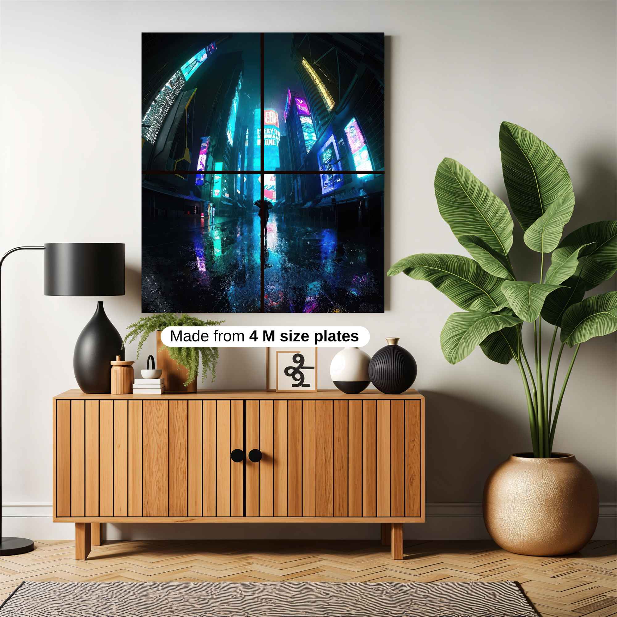 Neon Solitude Safe Wall Magnetic / M