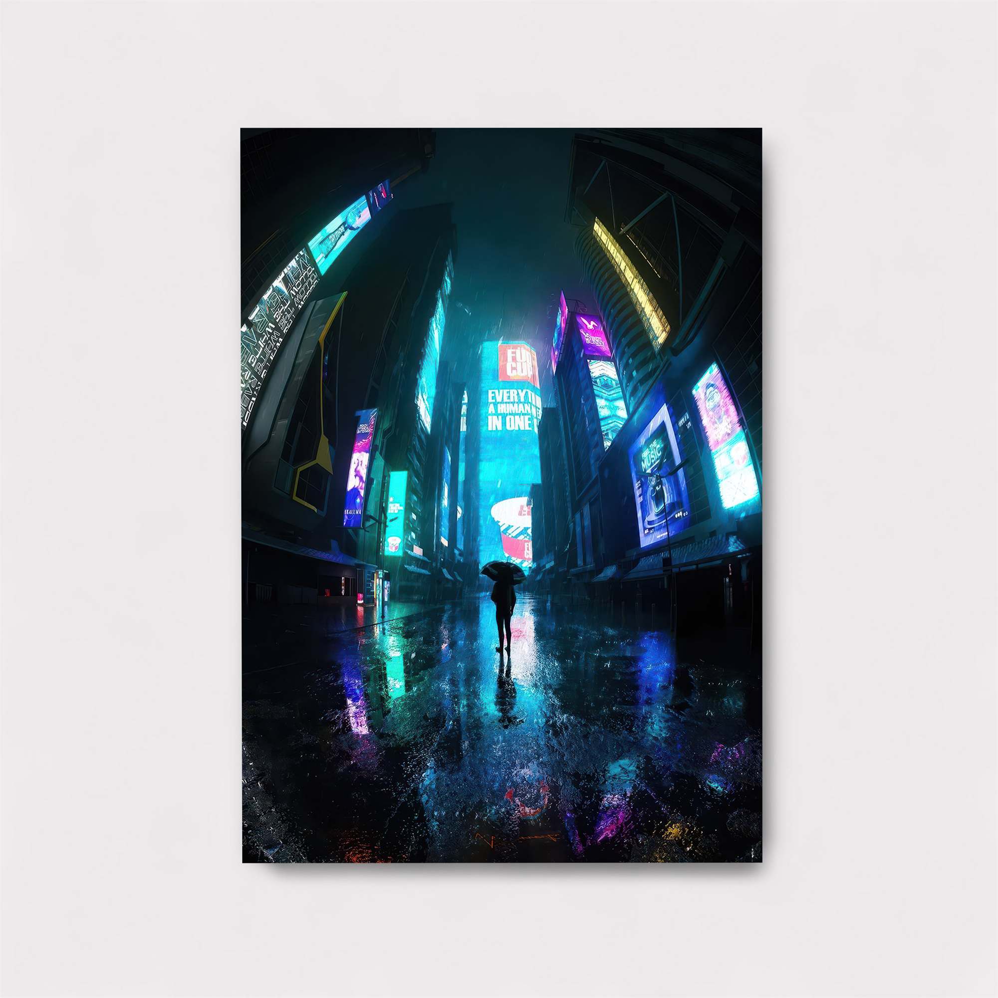 Neon Solitude Safe Wall Magnetic / M