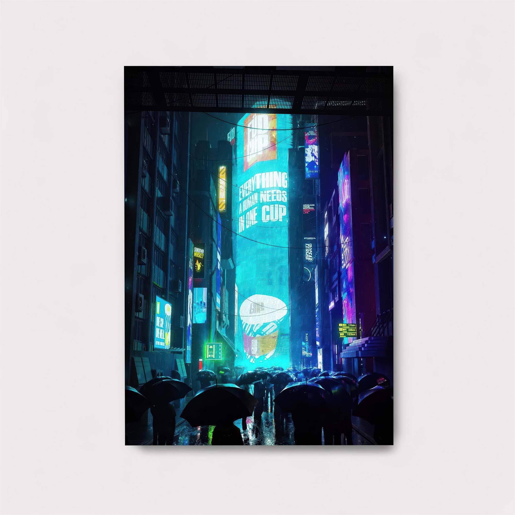 Neon Drizzle Safe Wall Magnetic / M