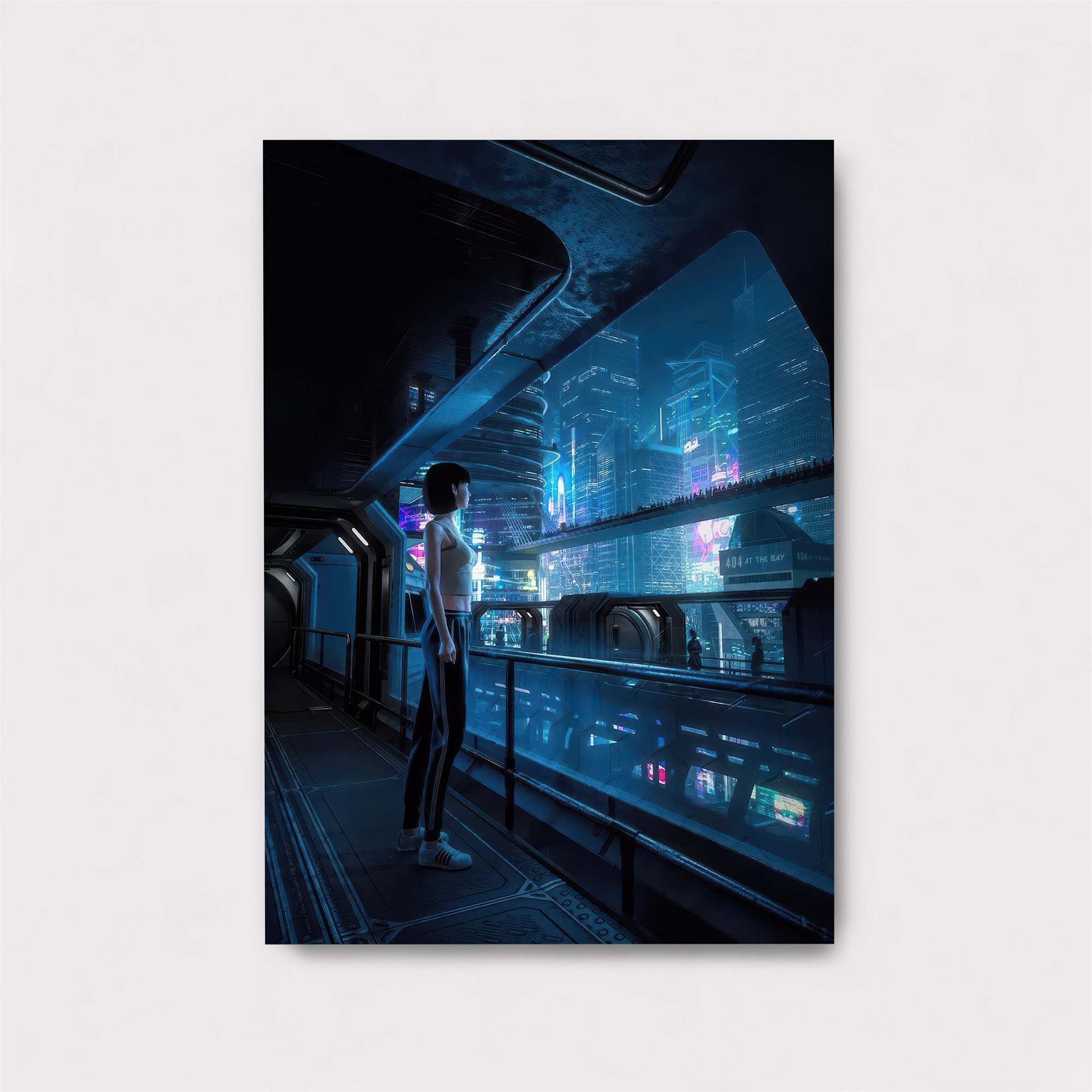 Futuristic Window Safe Wall Magnetic / M