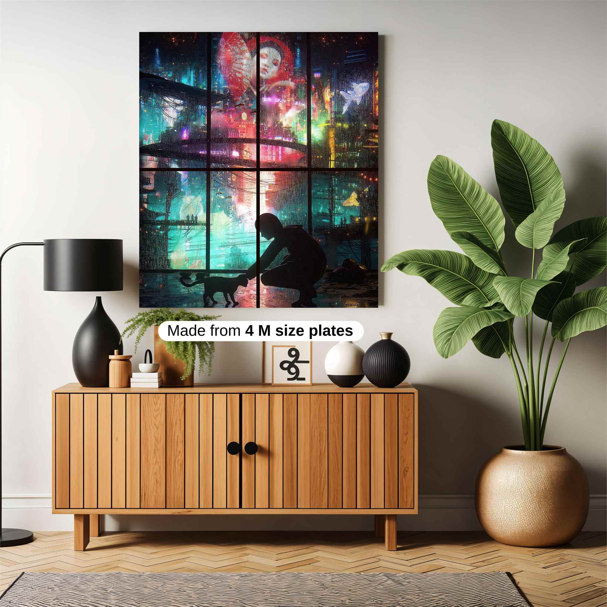 Neon Whimsy Safe Wall Magnetic / M