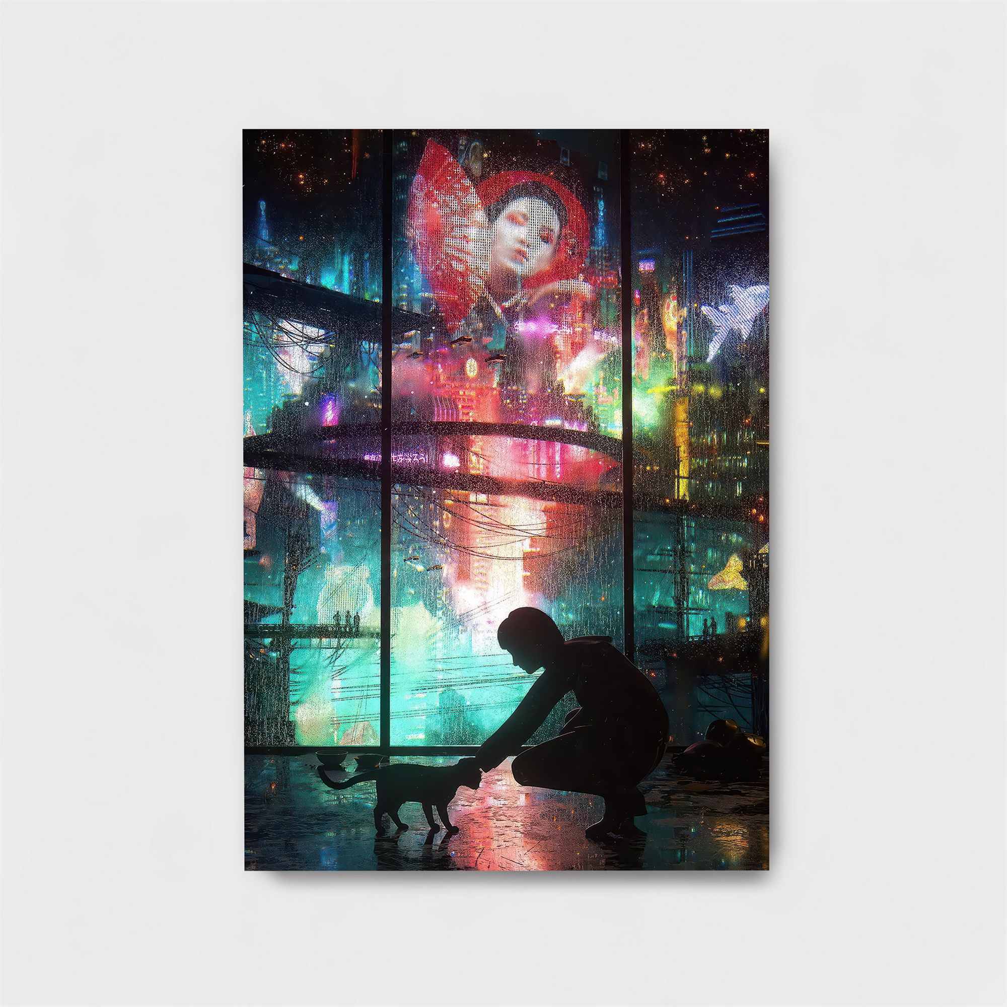 Neon Whimsy Safe Wall Magnetic / M