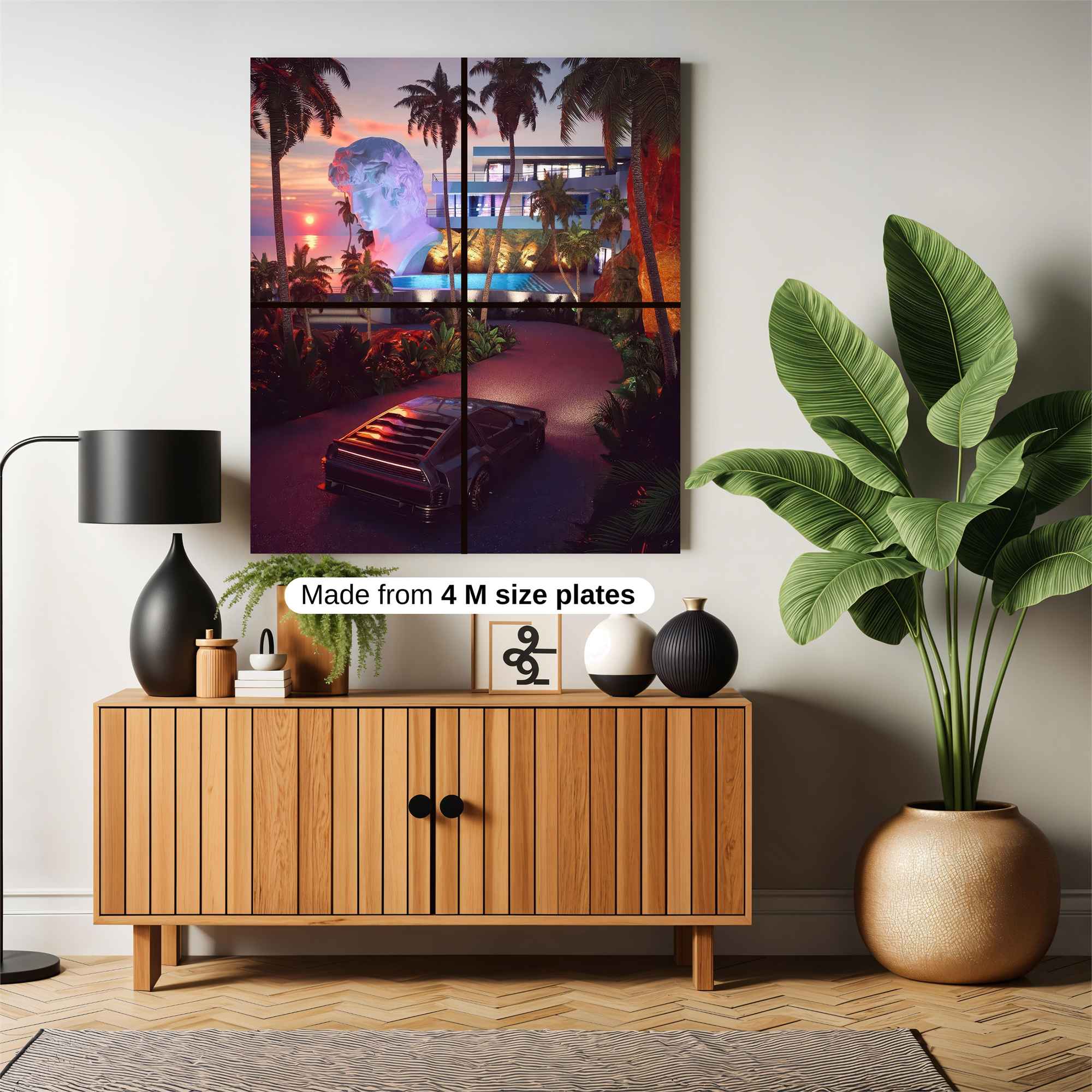 Retro Reverie Safe Wall Magnetic / M