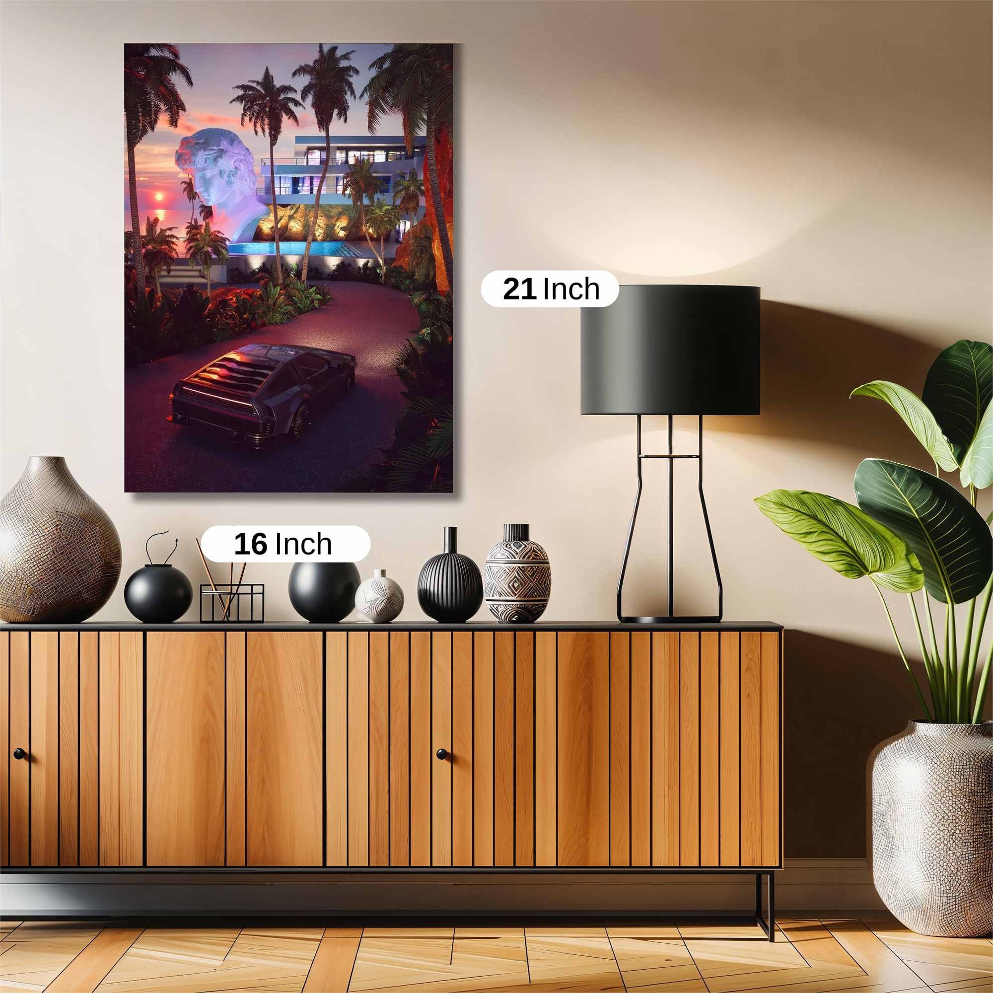 Retro Reverie Safe Wall Magnetic / M