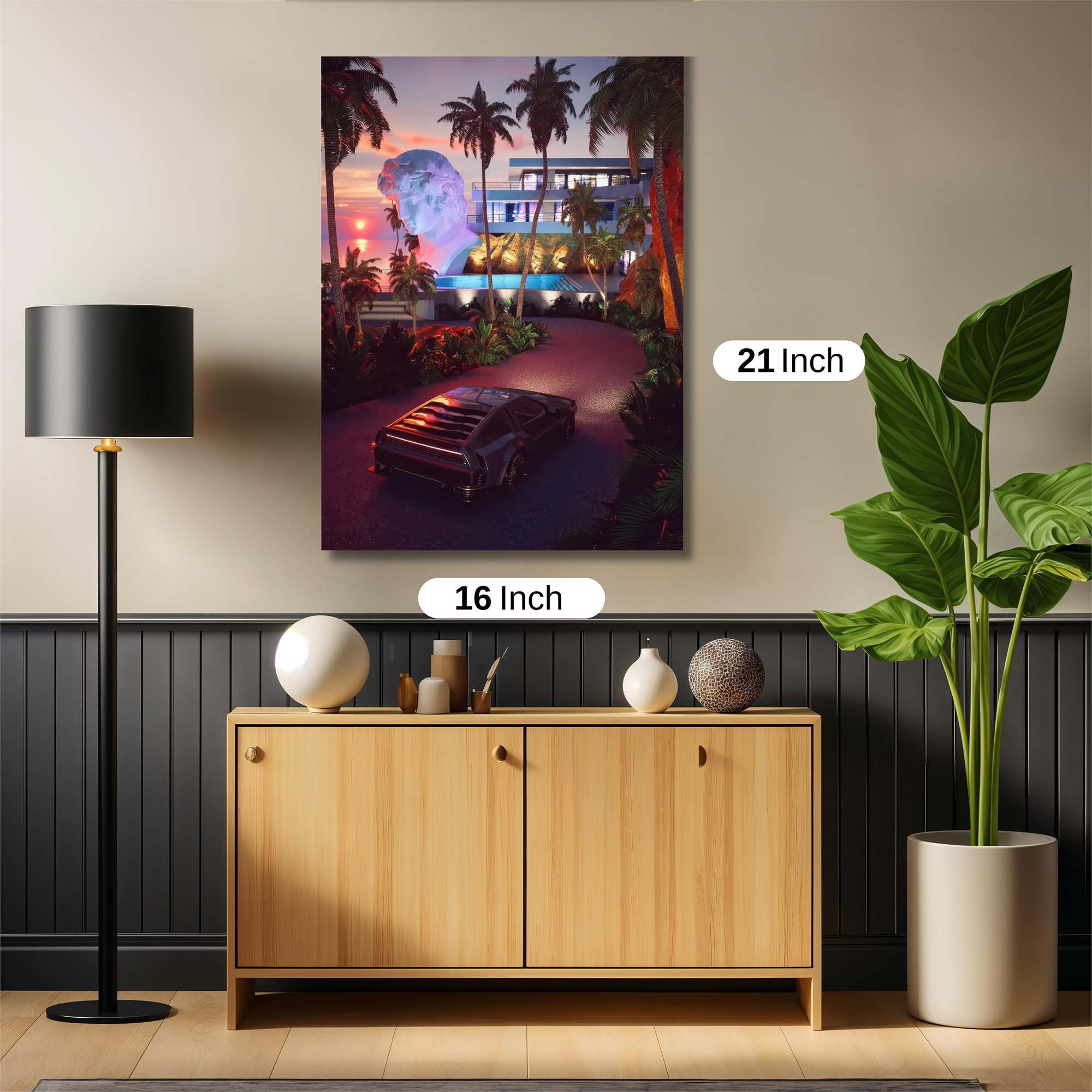 Retro Reverie Safe Wall Magnetic / M