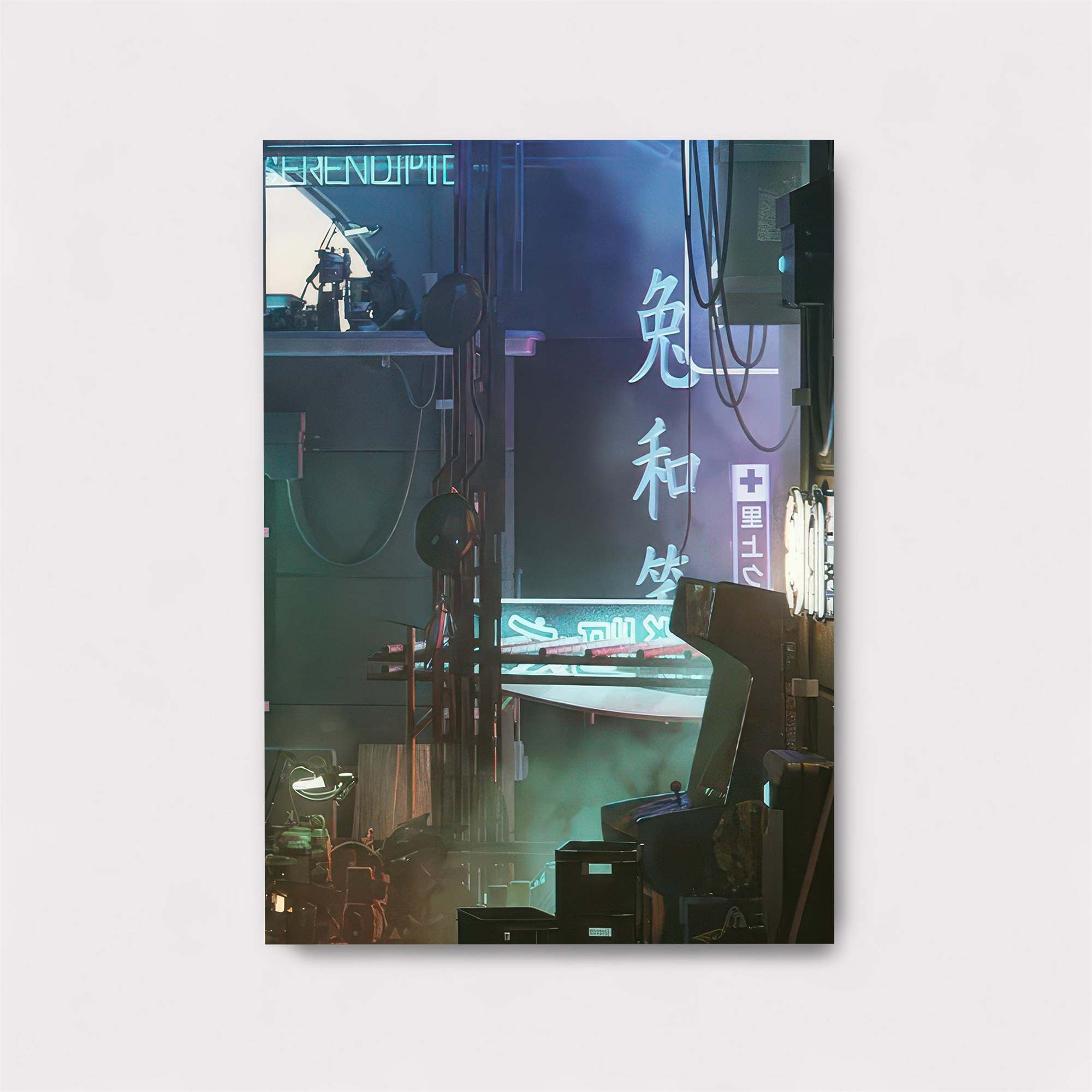 Futuristic Serenity Safe Wall Magnetic / M