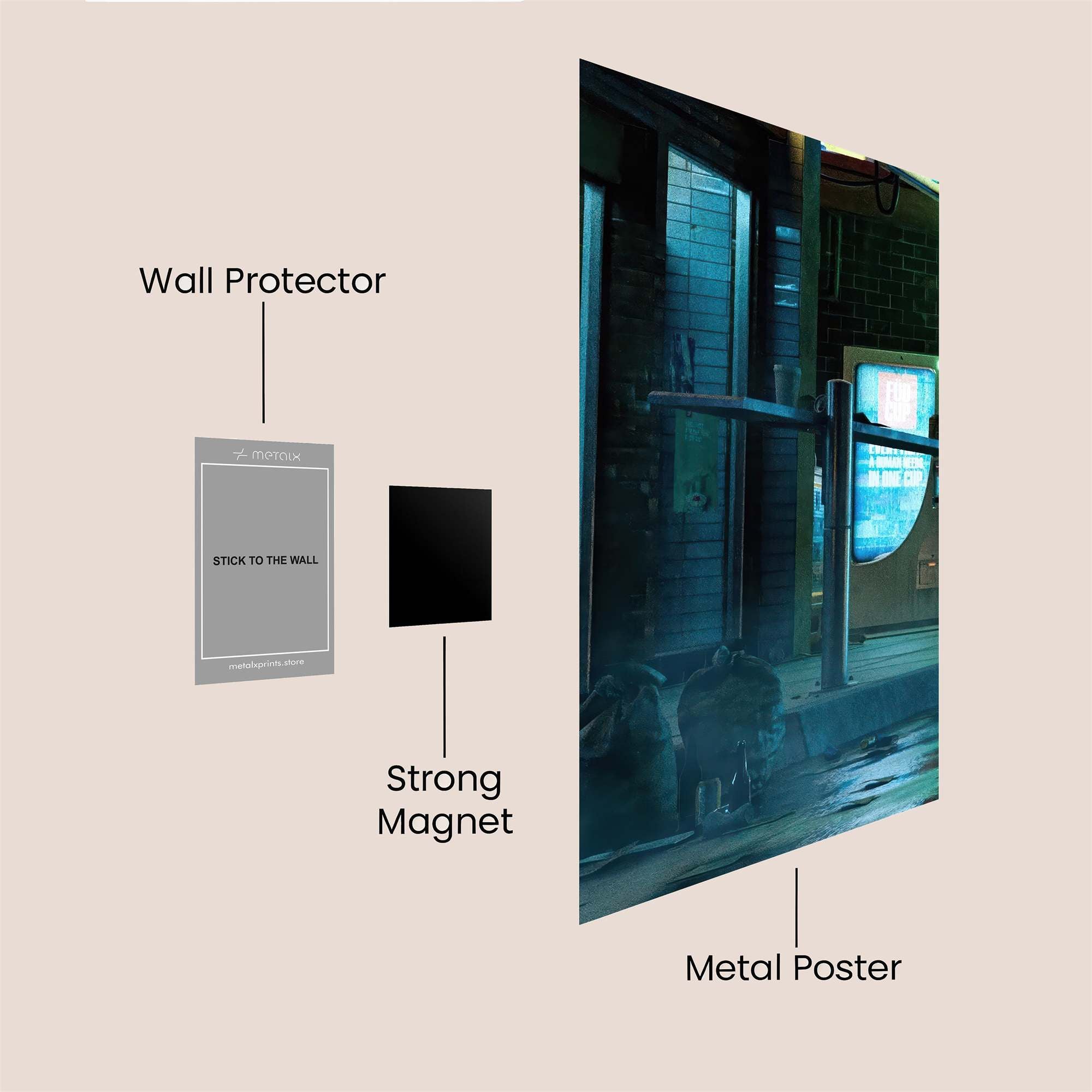 Urban Mystique Safe Wall Magnetic / M