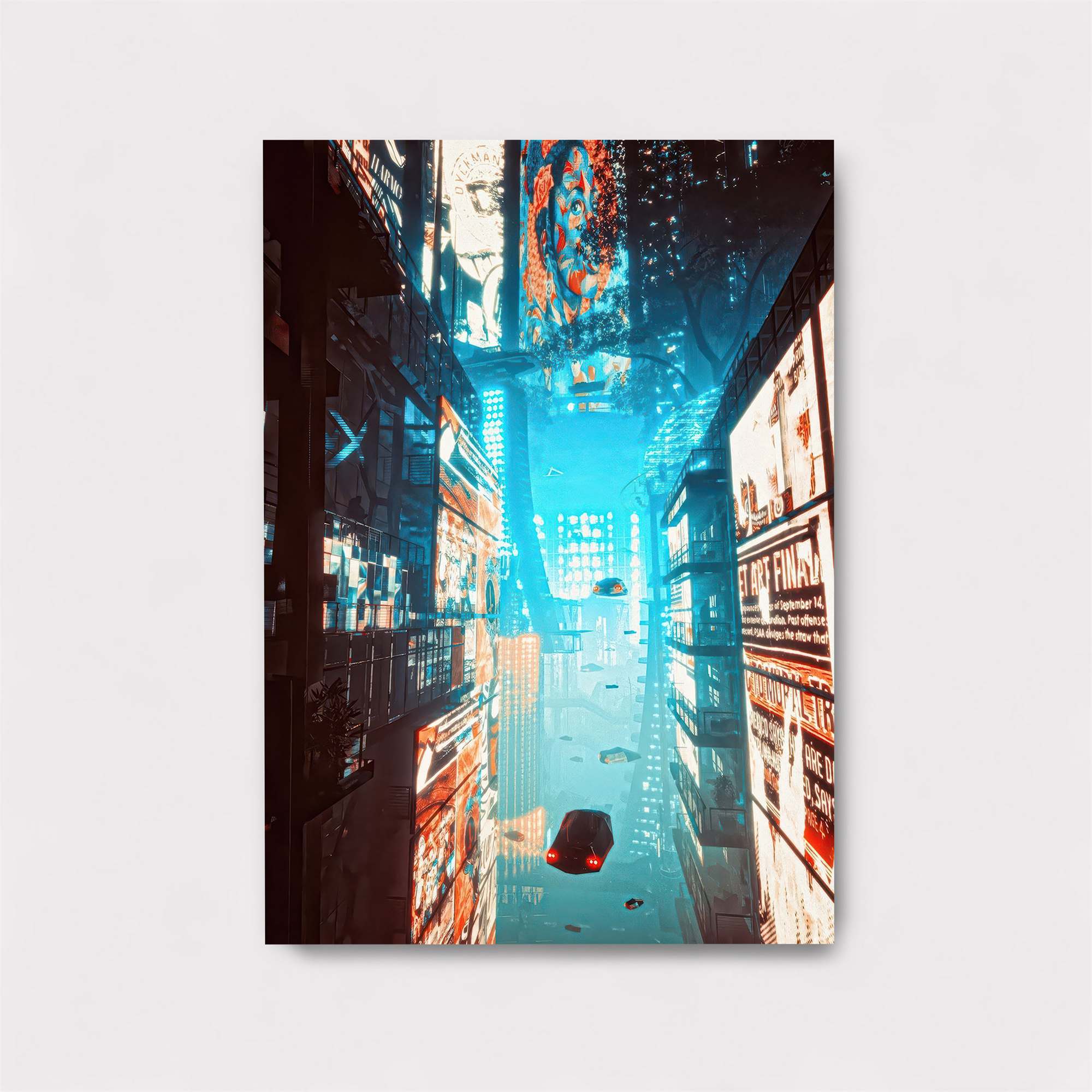 Futuristic Luminescence Safe Wall Magnetic / M