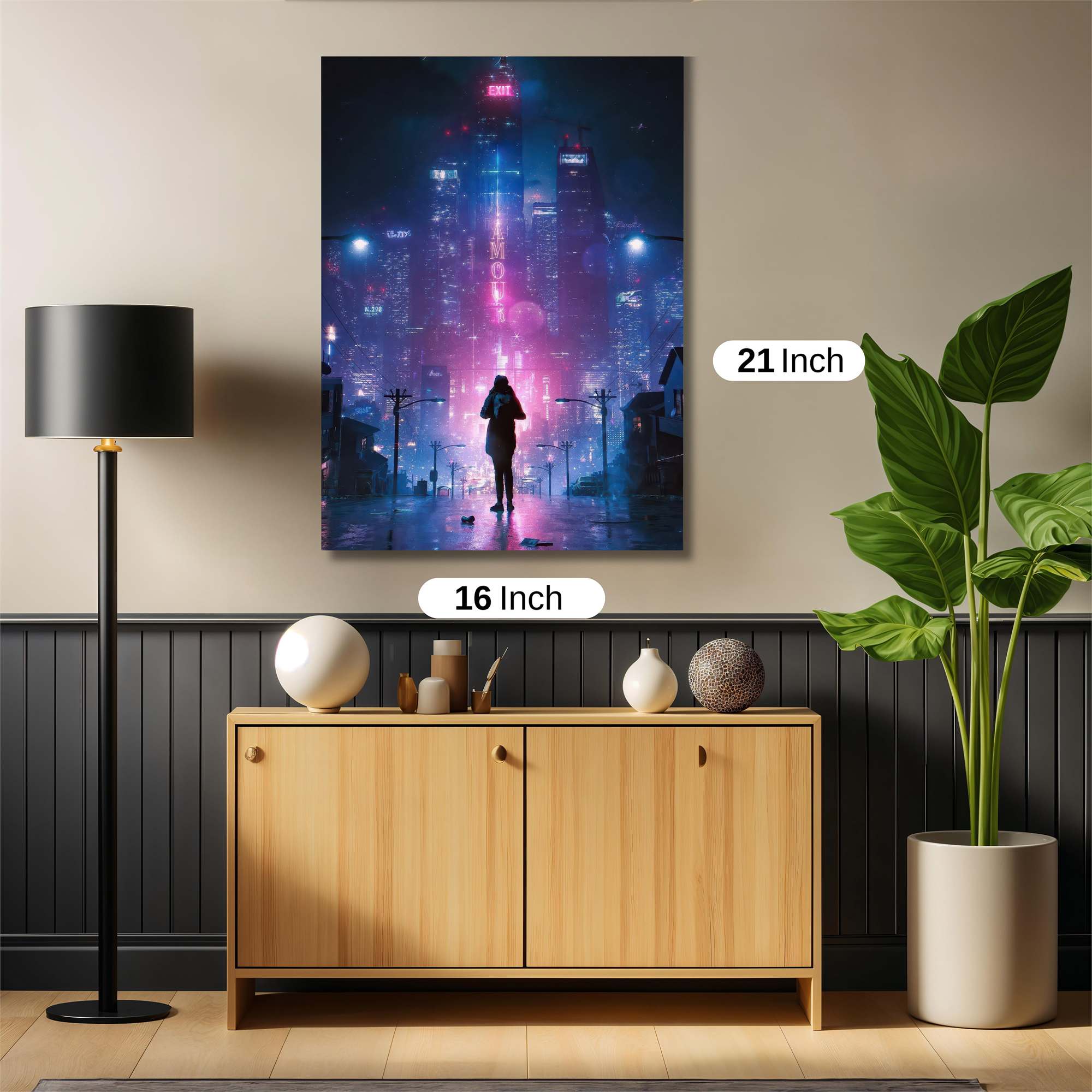 Neon Reverie Safe Wall Magnetic / M