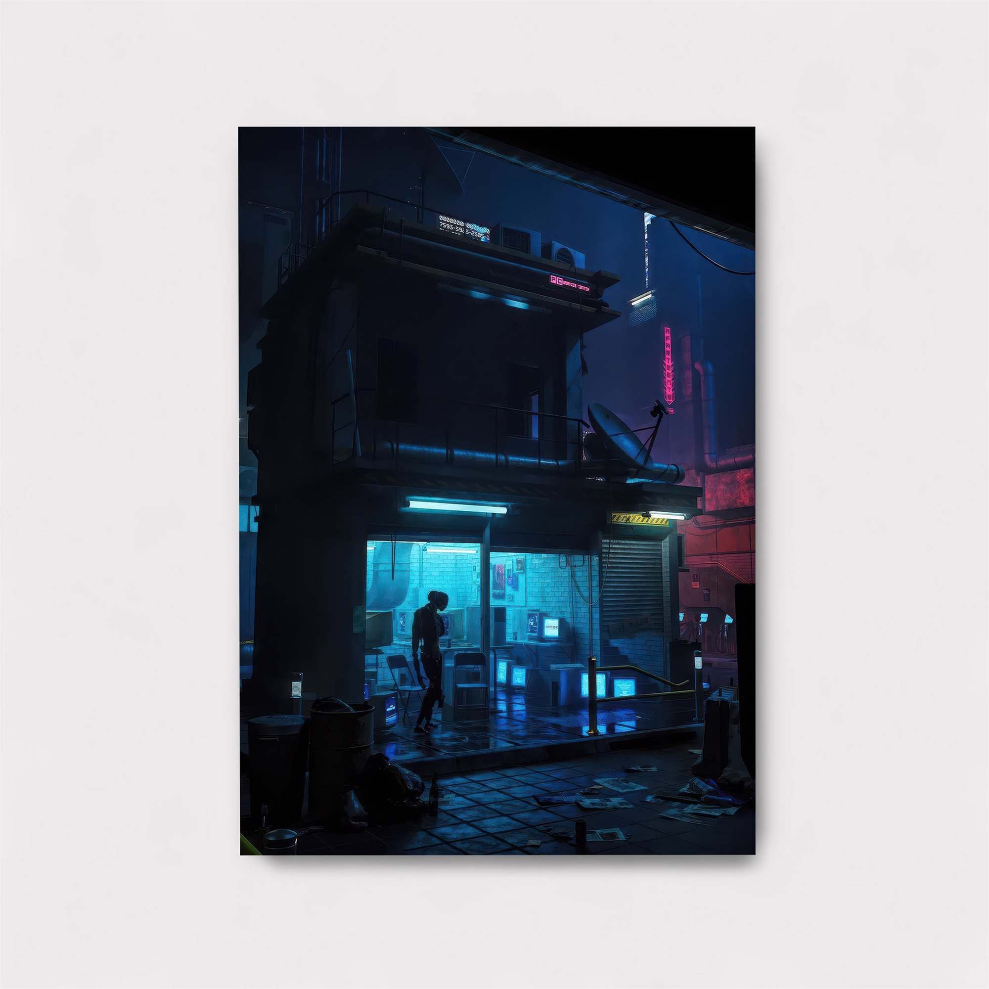 Neon Stillness Safe Wall Magnetic / M