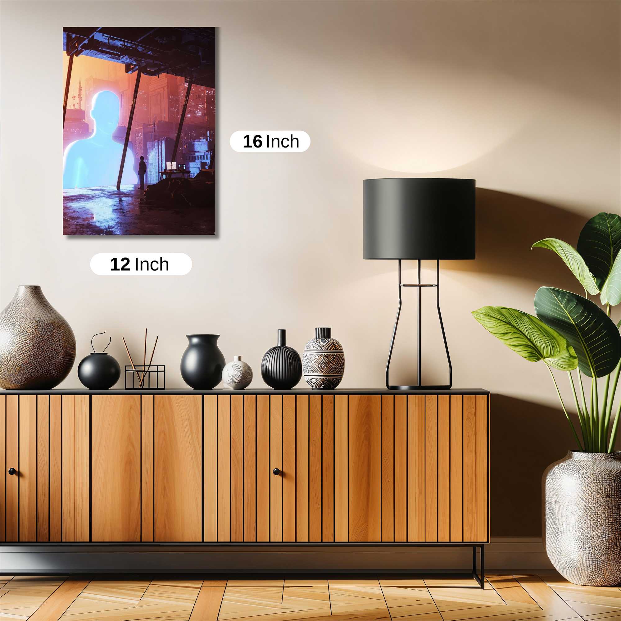 Futuristic Reverie Safe Wall Magnetic / M