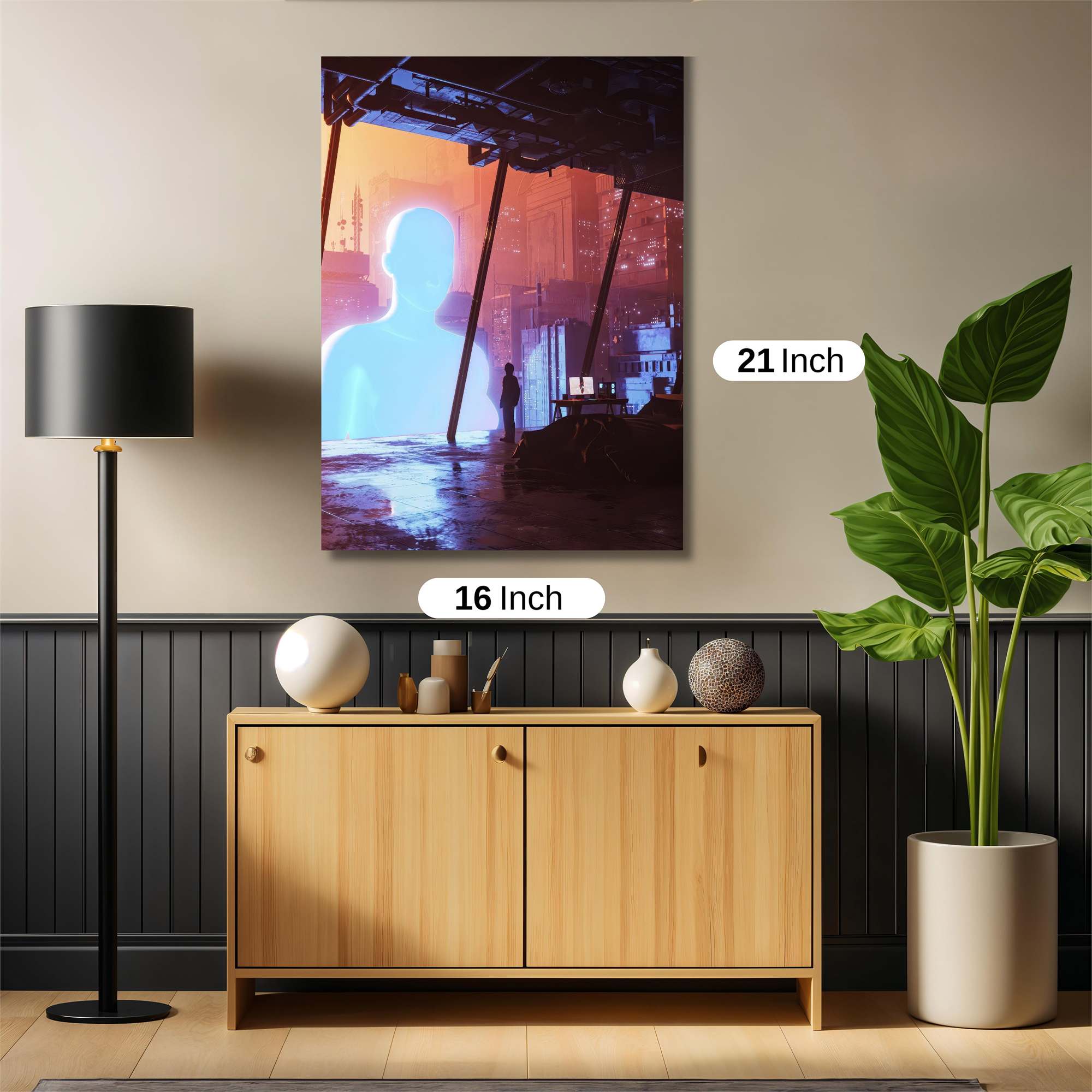 Futuristic Reverie Safe Wall Magnetic / M