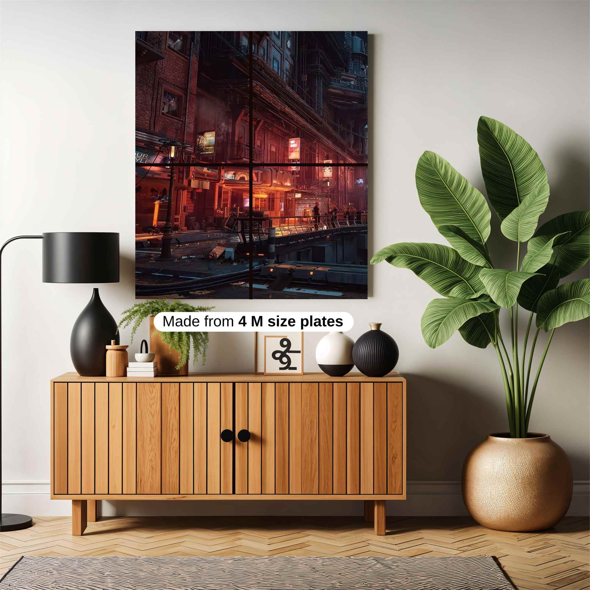 Neon Serenity Safe Wall Magnetic / M