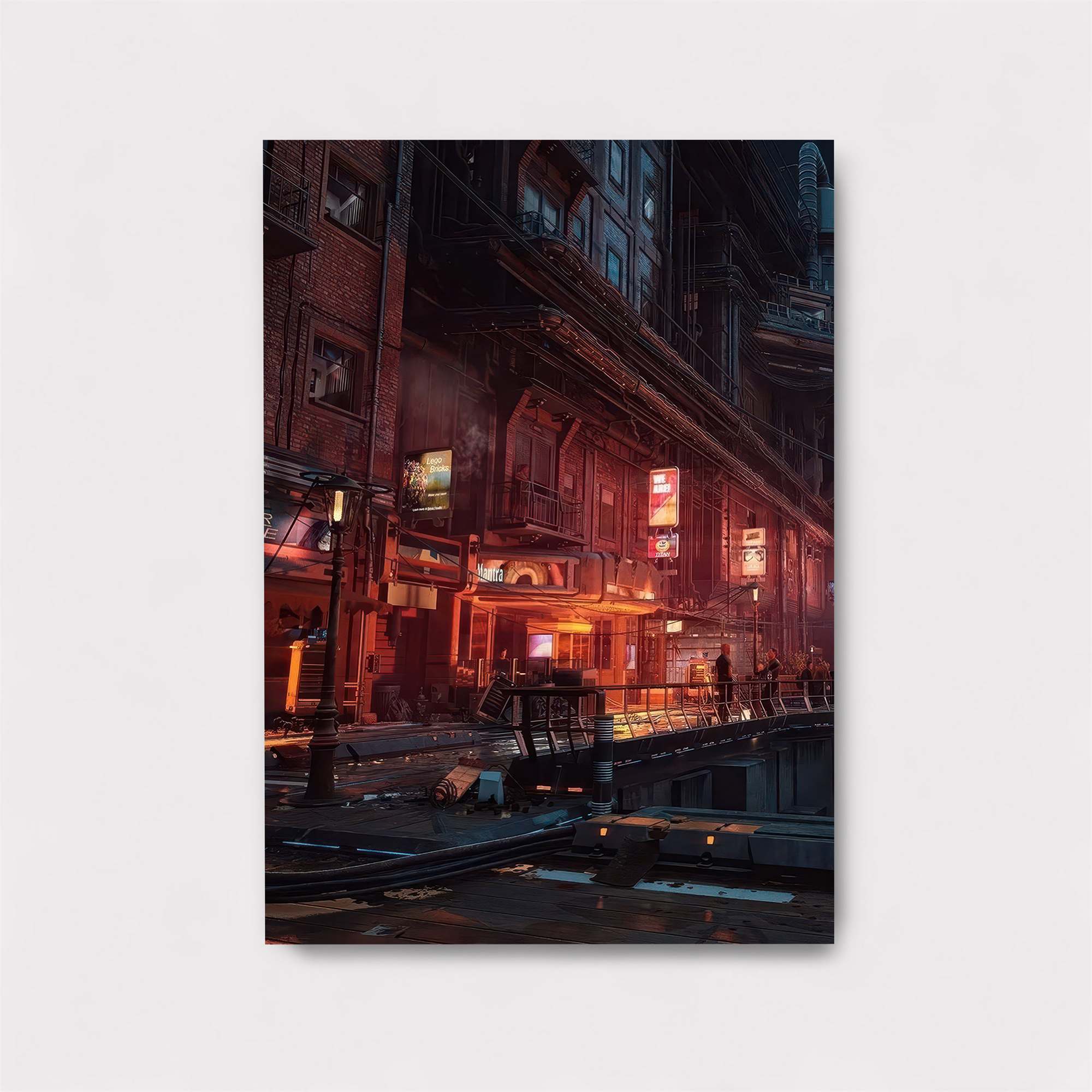 Neon Serenity Safe Wall Magnetic / M