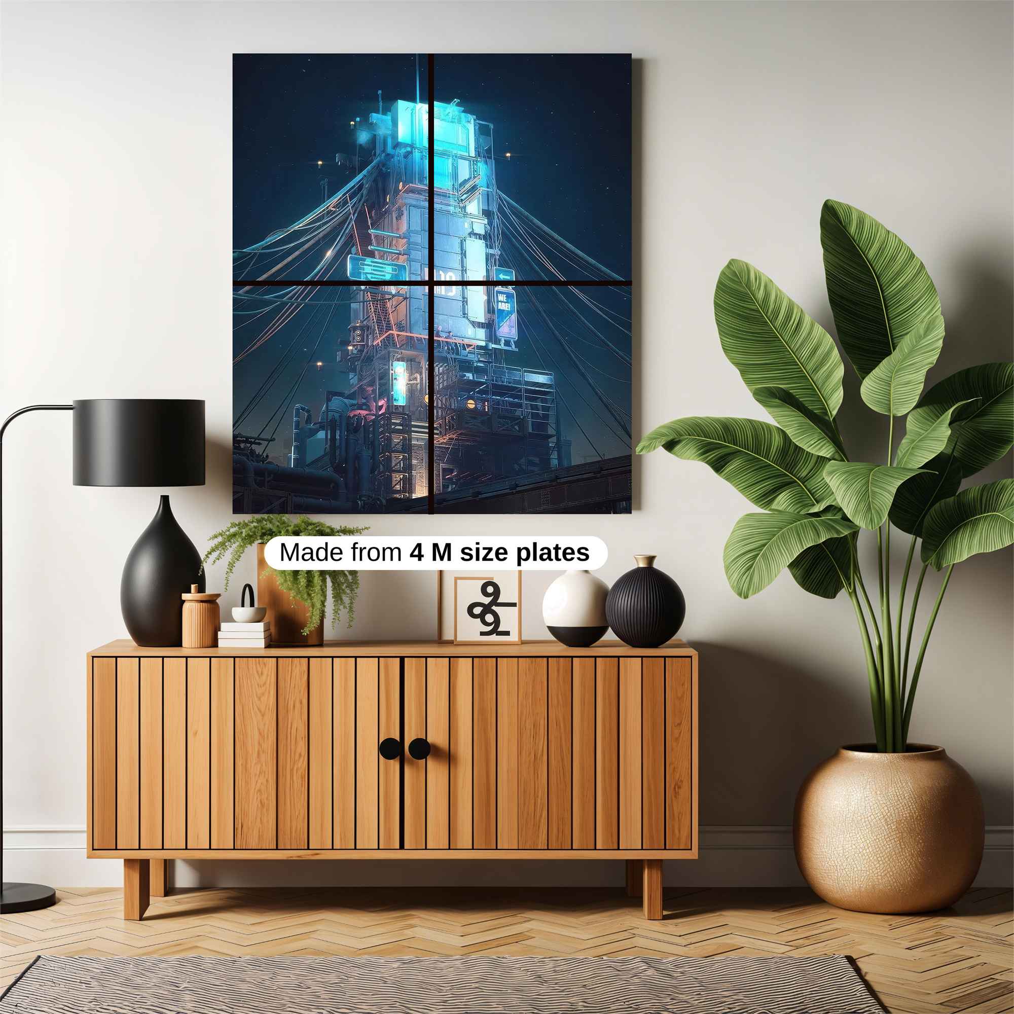 Neon Nexus Safe Wall Magnetic / M