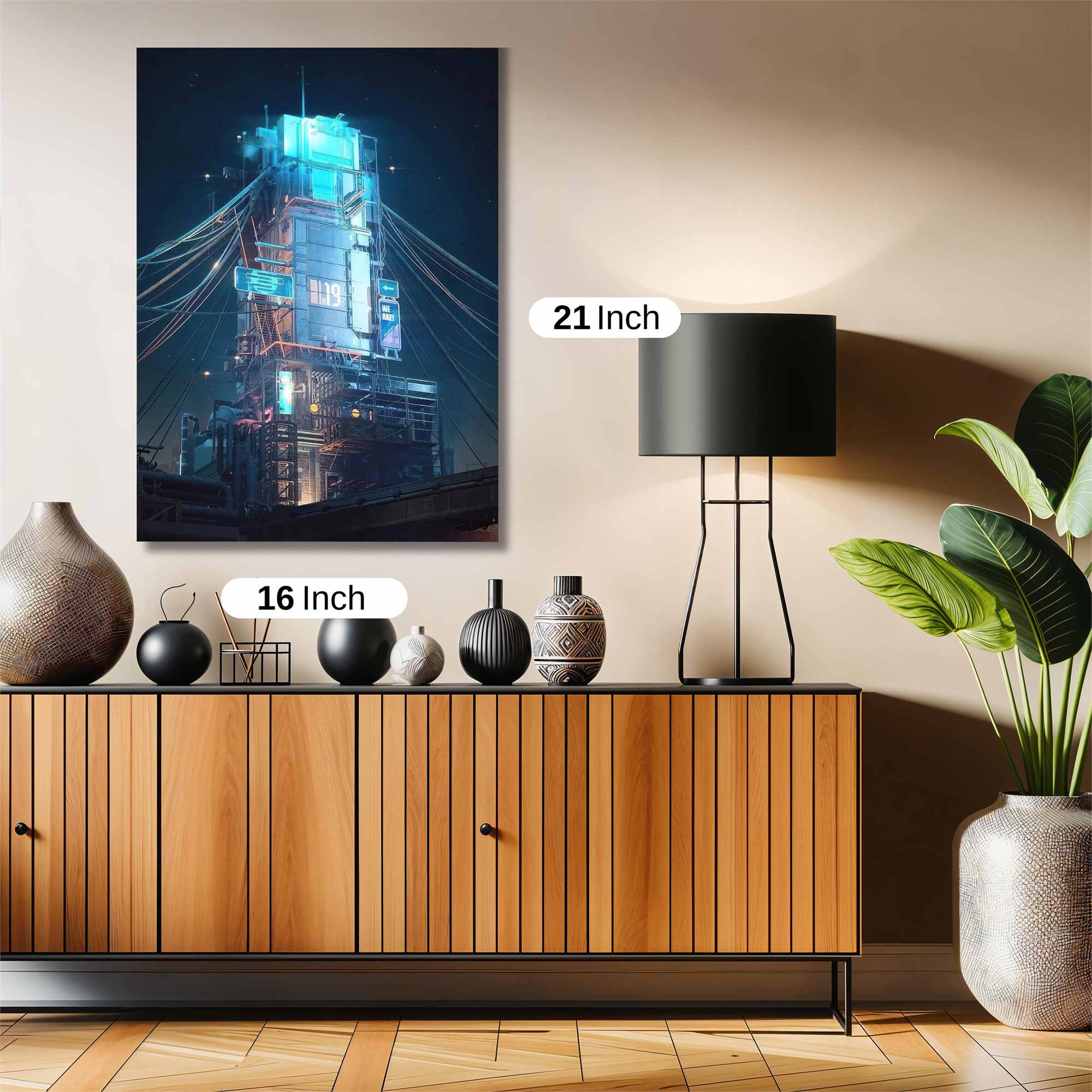 Neon Nexus Safe Wall Magnetic / M