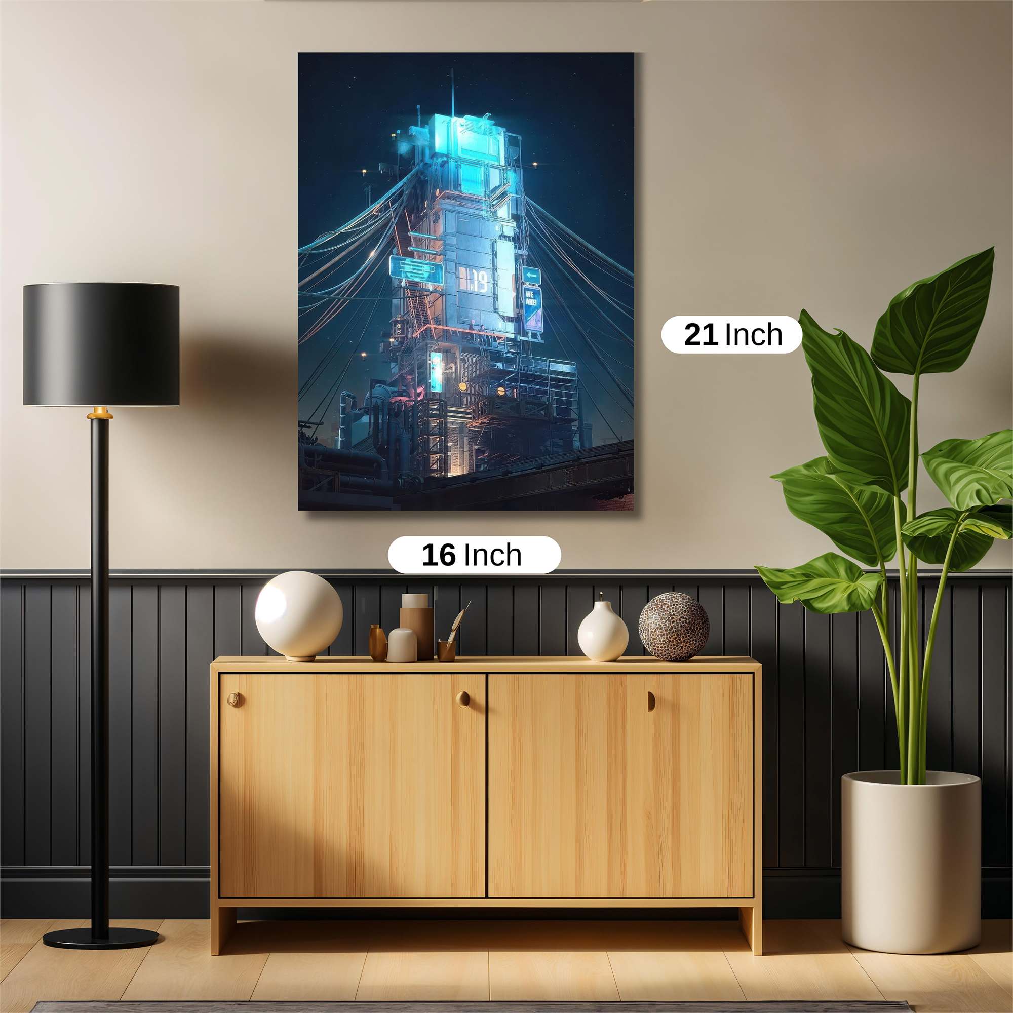 Neon Nexus Safe Wall Magnetic / M