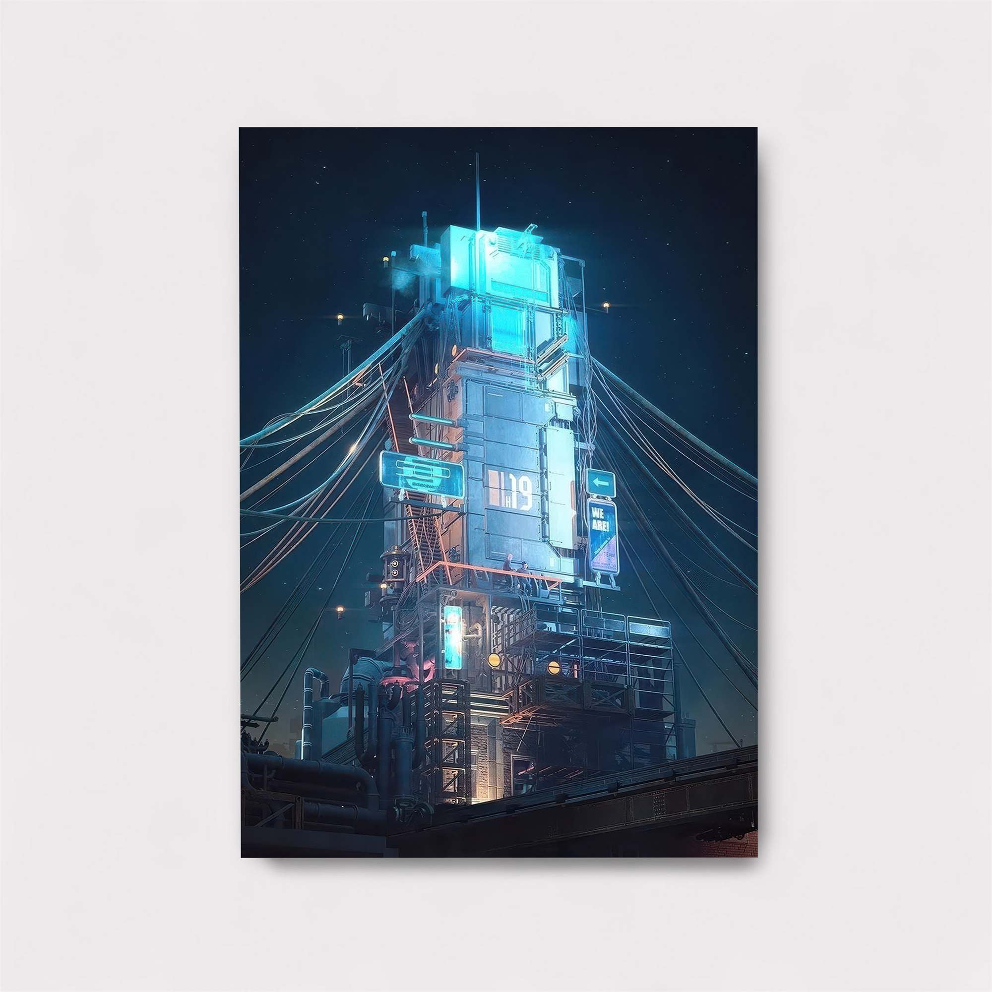 Neon Nexus Safe Wall Magnetic / M