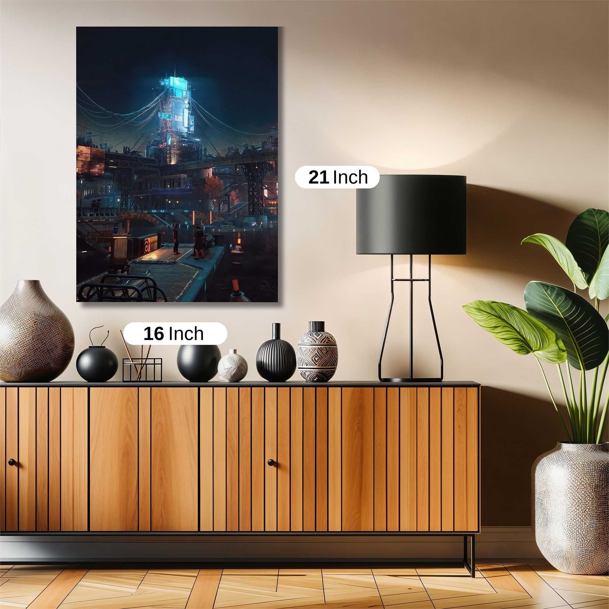 Neon Haven Safe Wall Magnetic / M