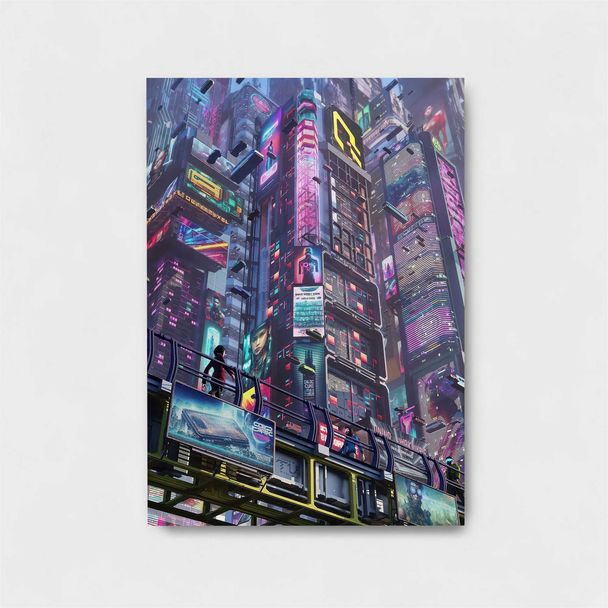 Neon Vertigo Safe Wall Magnetic / M