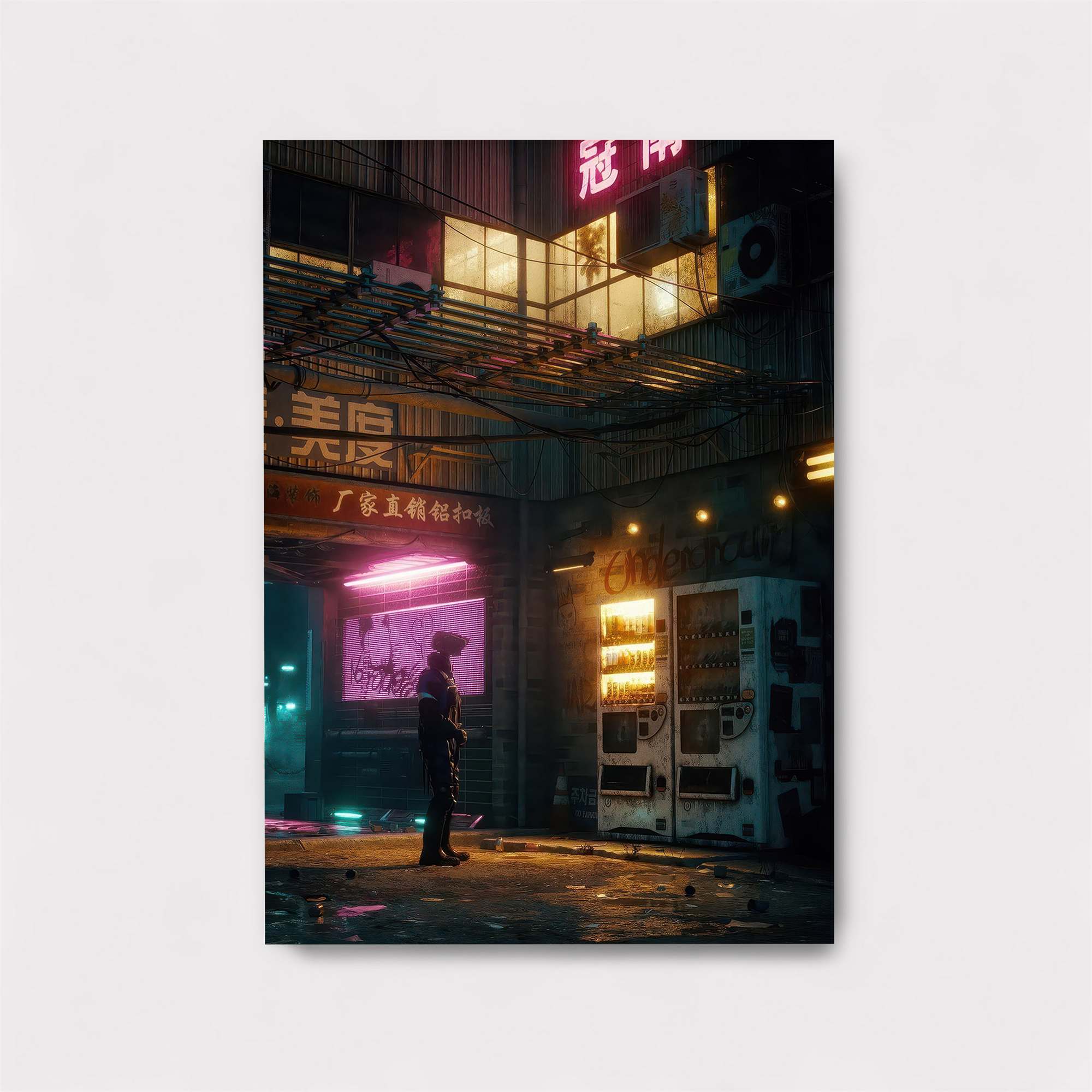 Neon Solitude Safe Wall Magnetic / M