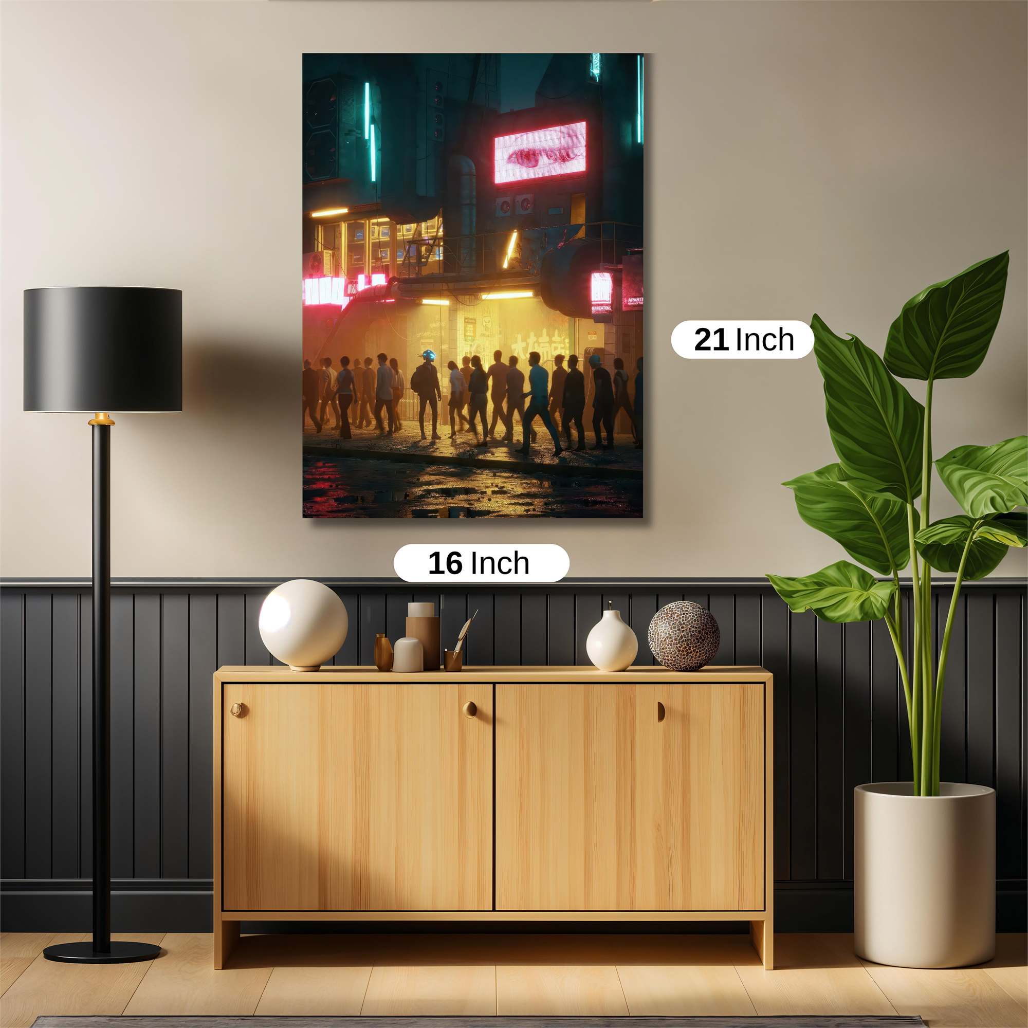 Neon Vigil Safe Wall Magnetic / M