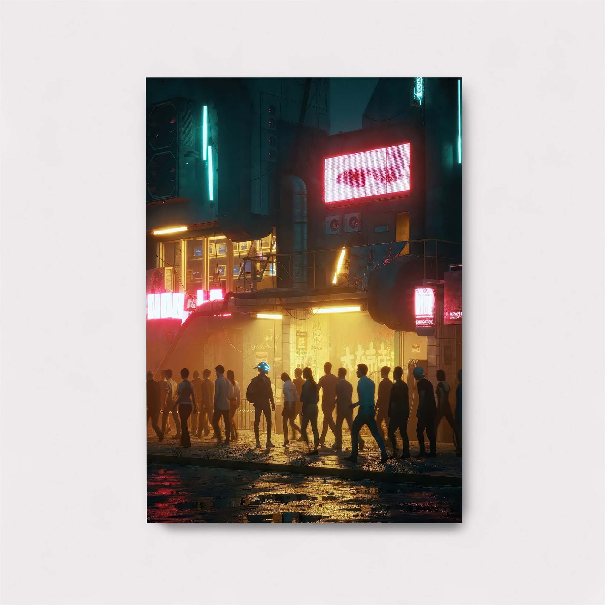 Neon Vigil Safe Wall Magnetic / M