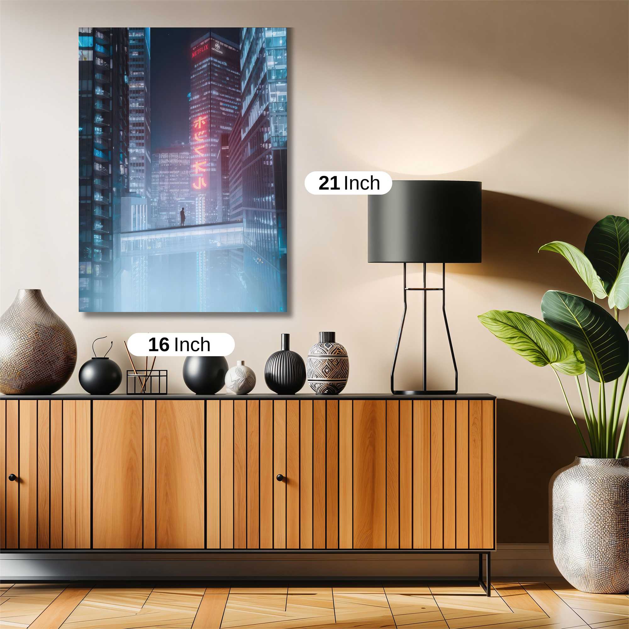 Neon Solitude Safe Wall Magnetic / M