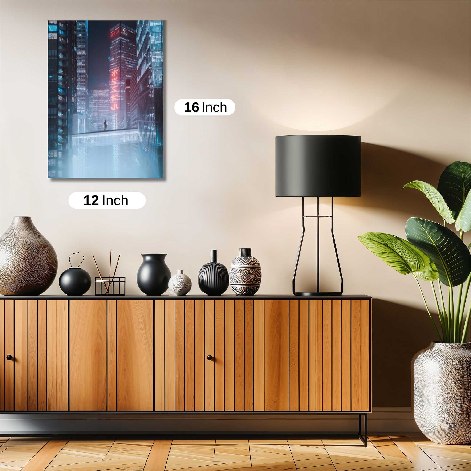 Neon Solitude Safe Wall Magnetic / M