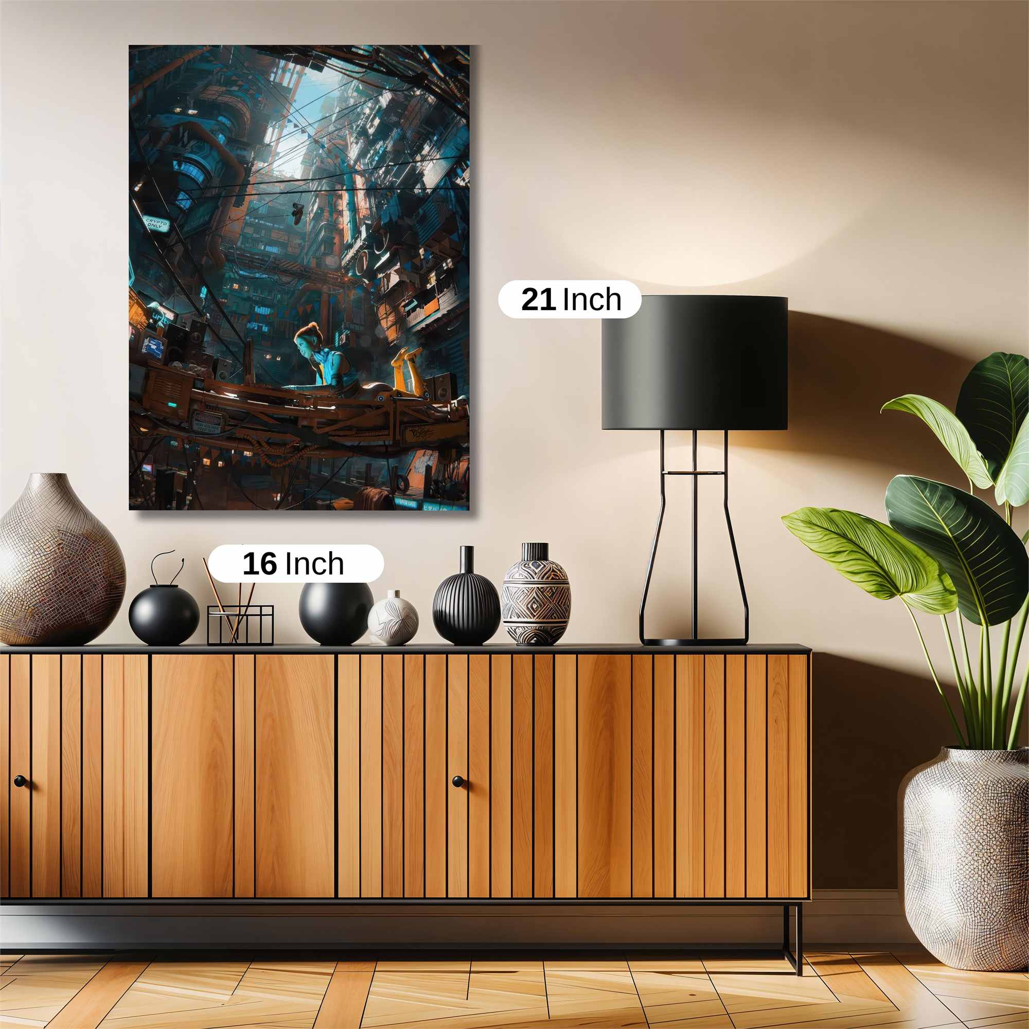 Cyberpunk Solitude Safe Wall Magnetic / M