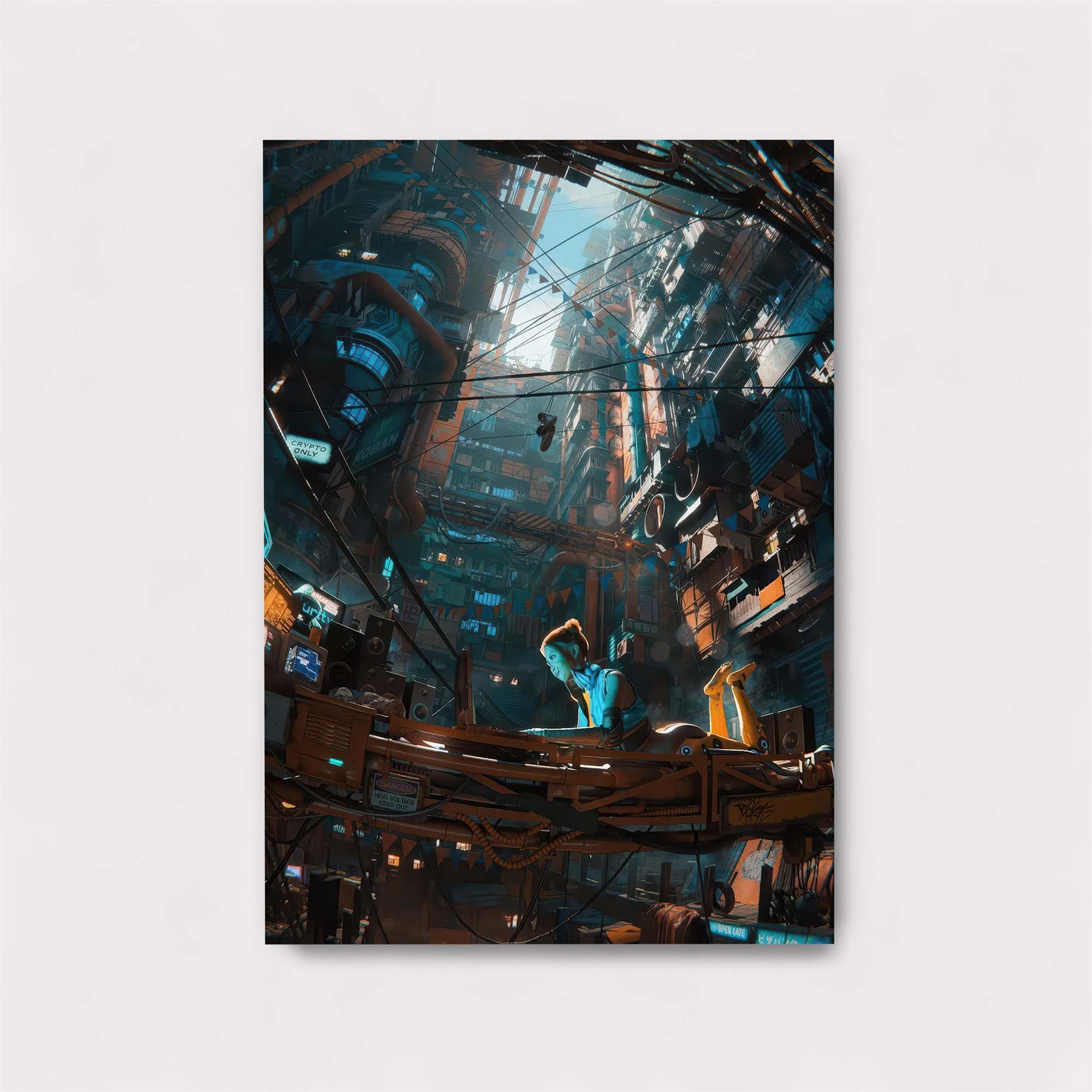 Cyberpunk Solitude Safe Wall Magnetic / M