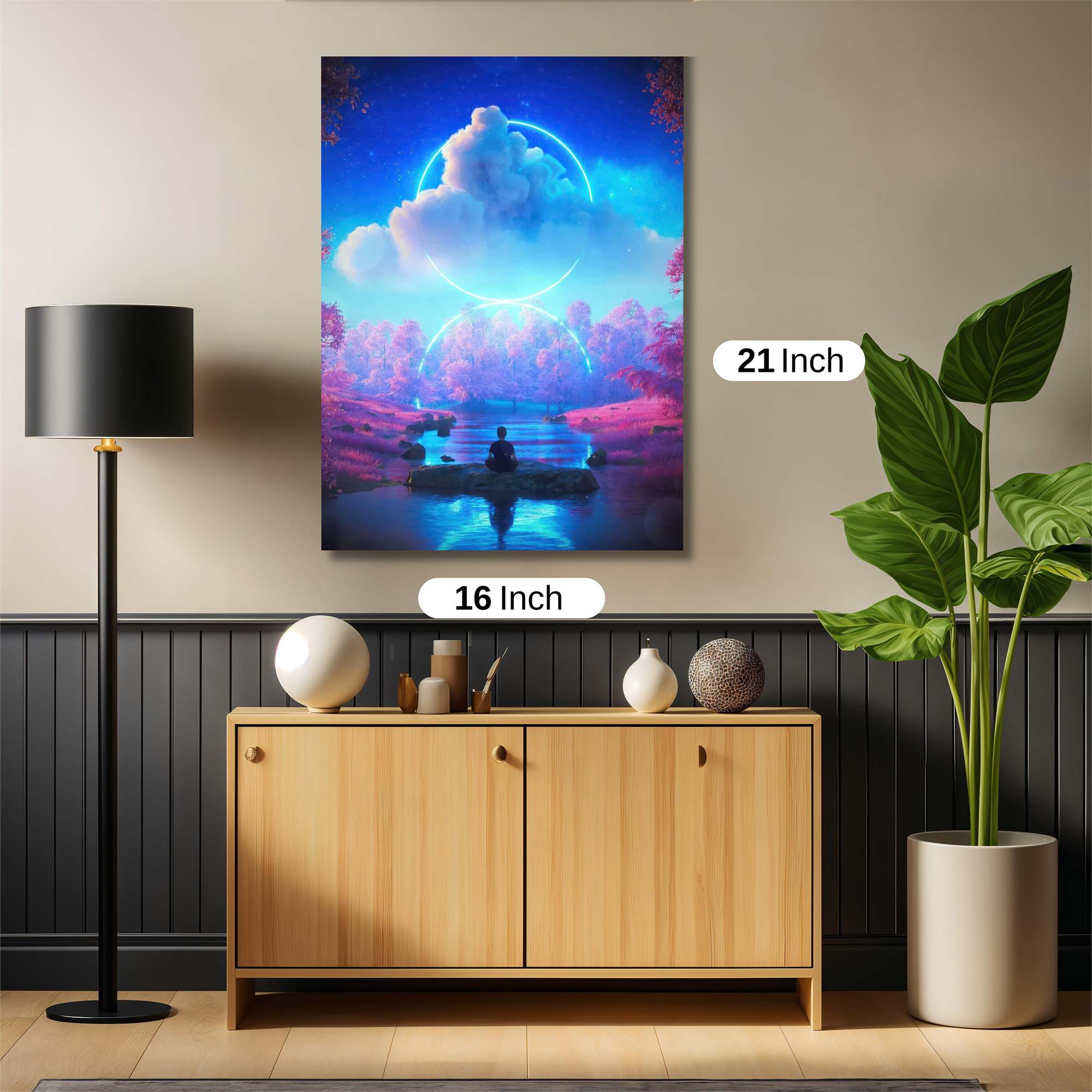 Dreamscape Serenity Safe Wall Magnetic / M