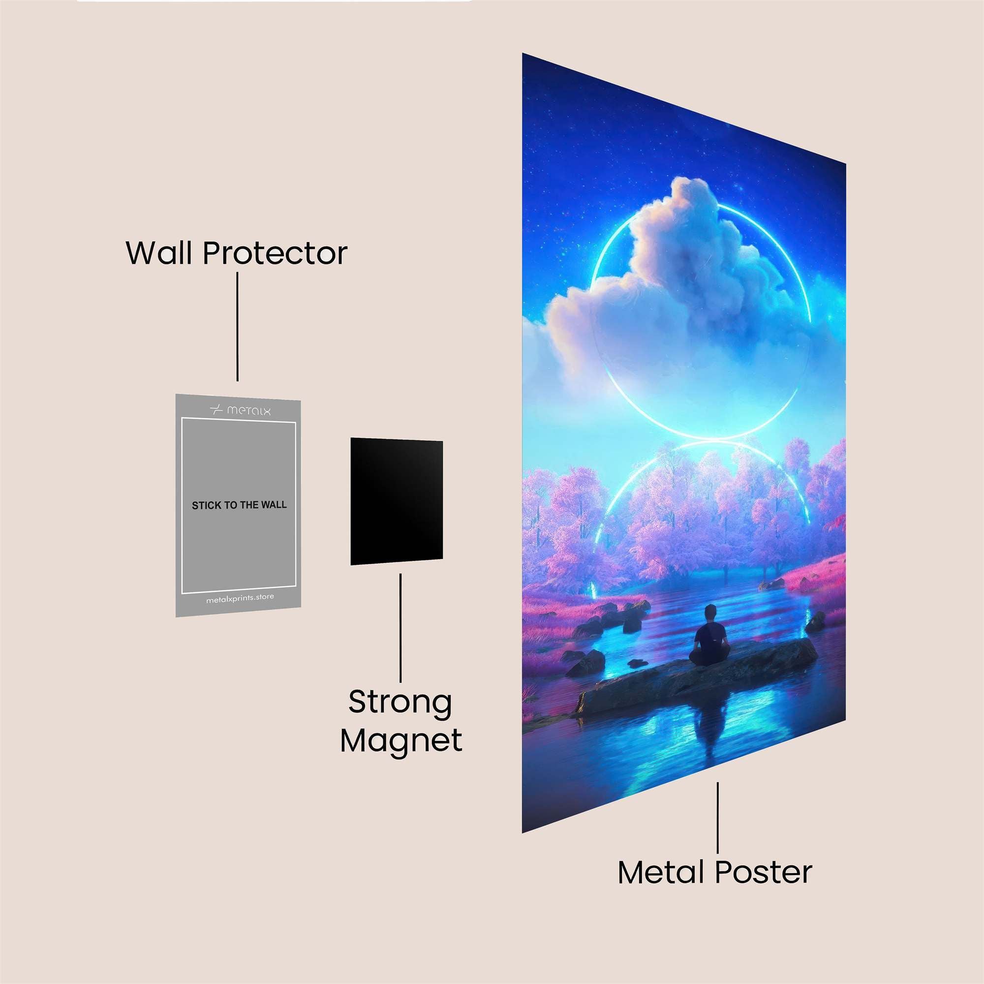 Dreamscape Serenity Safe Wall Magnetic / M