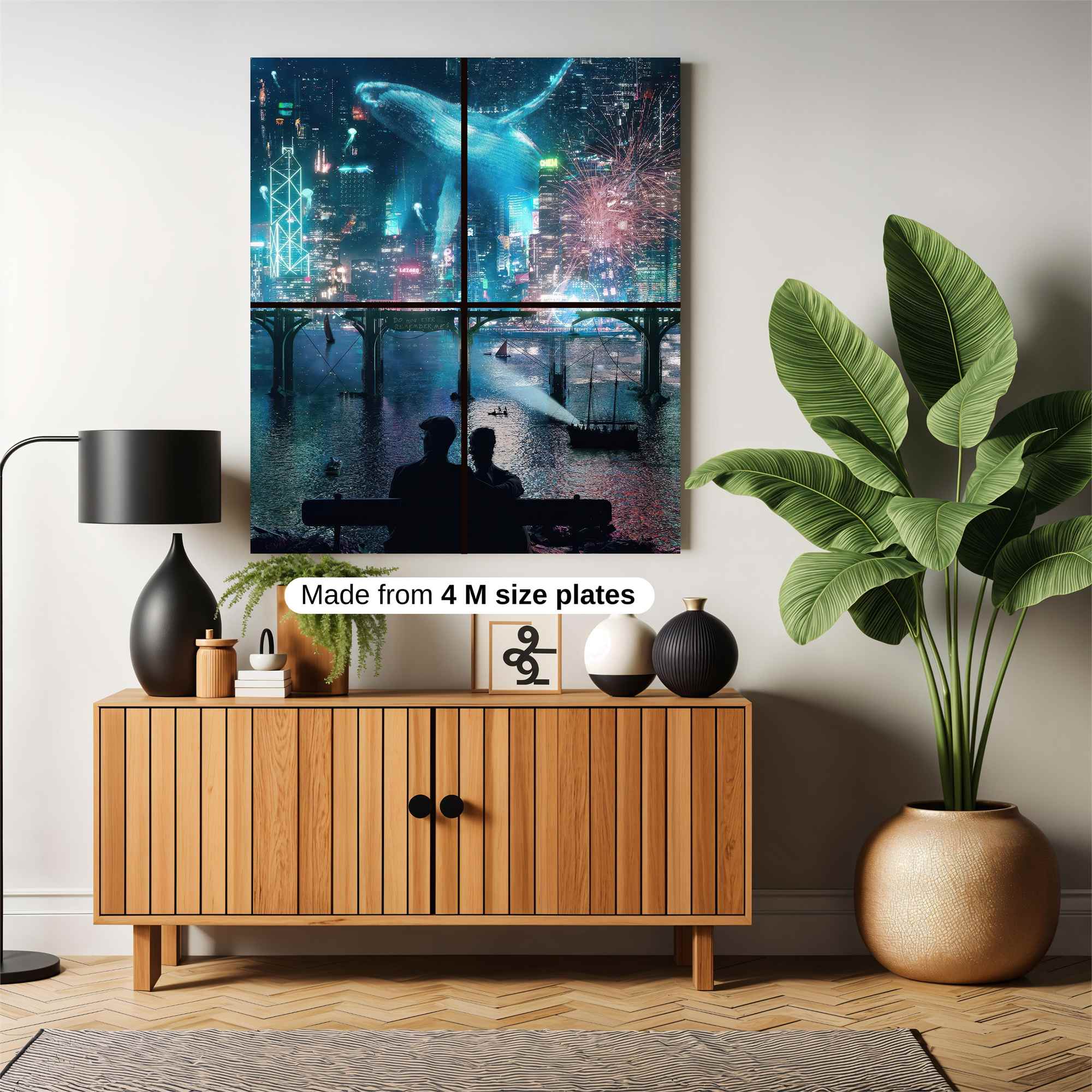 Whale Reverie Safe Wall Magnetic / M