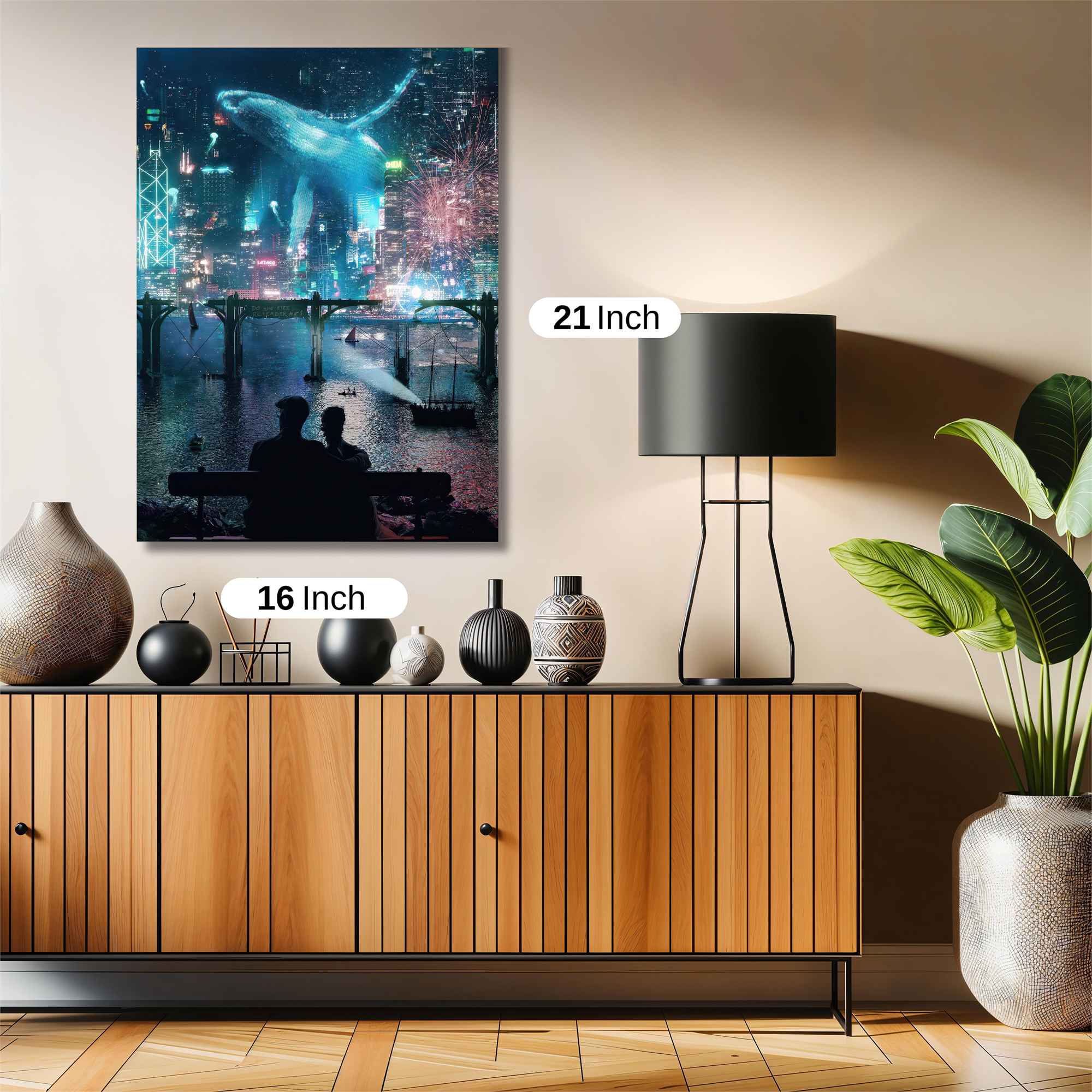 Whale Reverie Safe Wall Magnetic / M